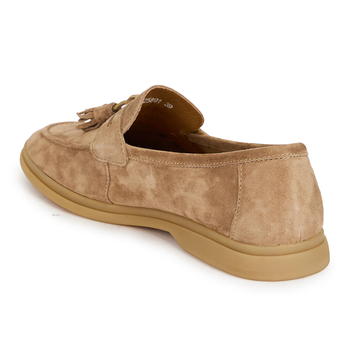 Pantofi barbati din piele naturala bej 20156 - Image 2