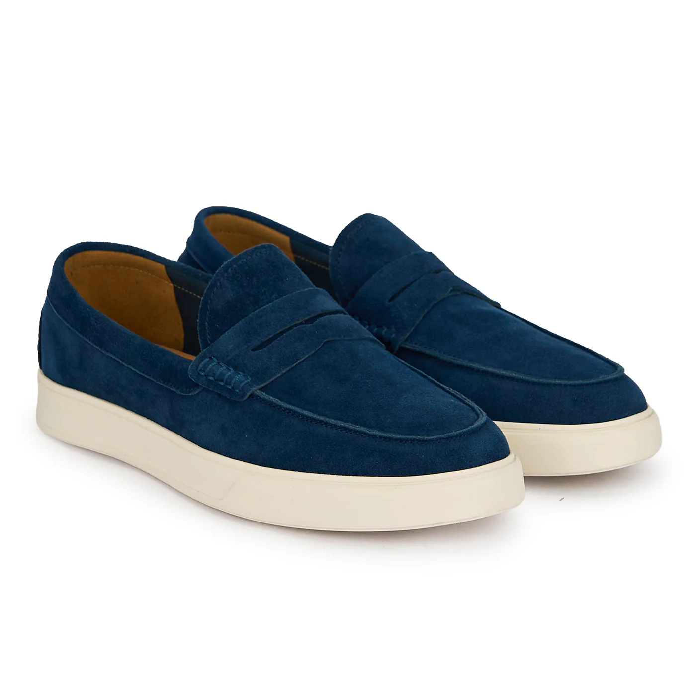 Pantofi barbati din piele naturala bleumarin 20160 - Image 4