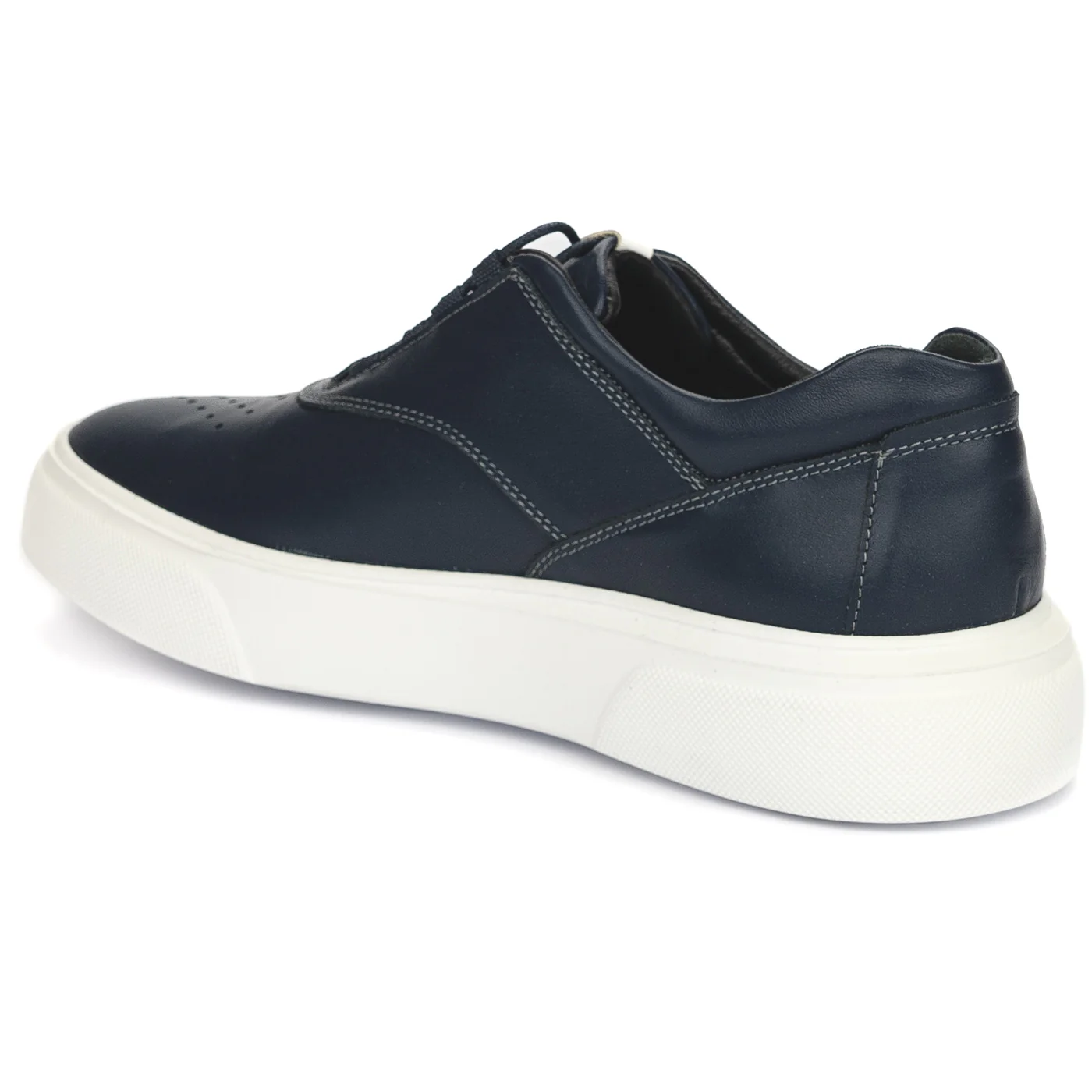 Pantofi barbati din piele naturala bleumarin 7540 - Image 2