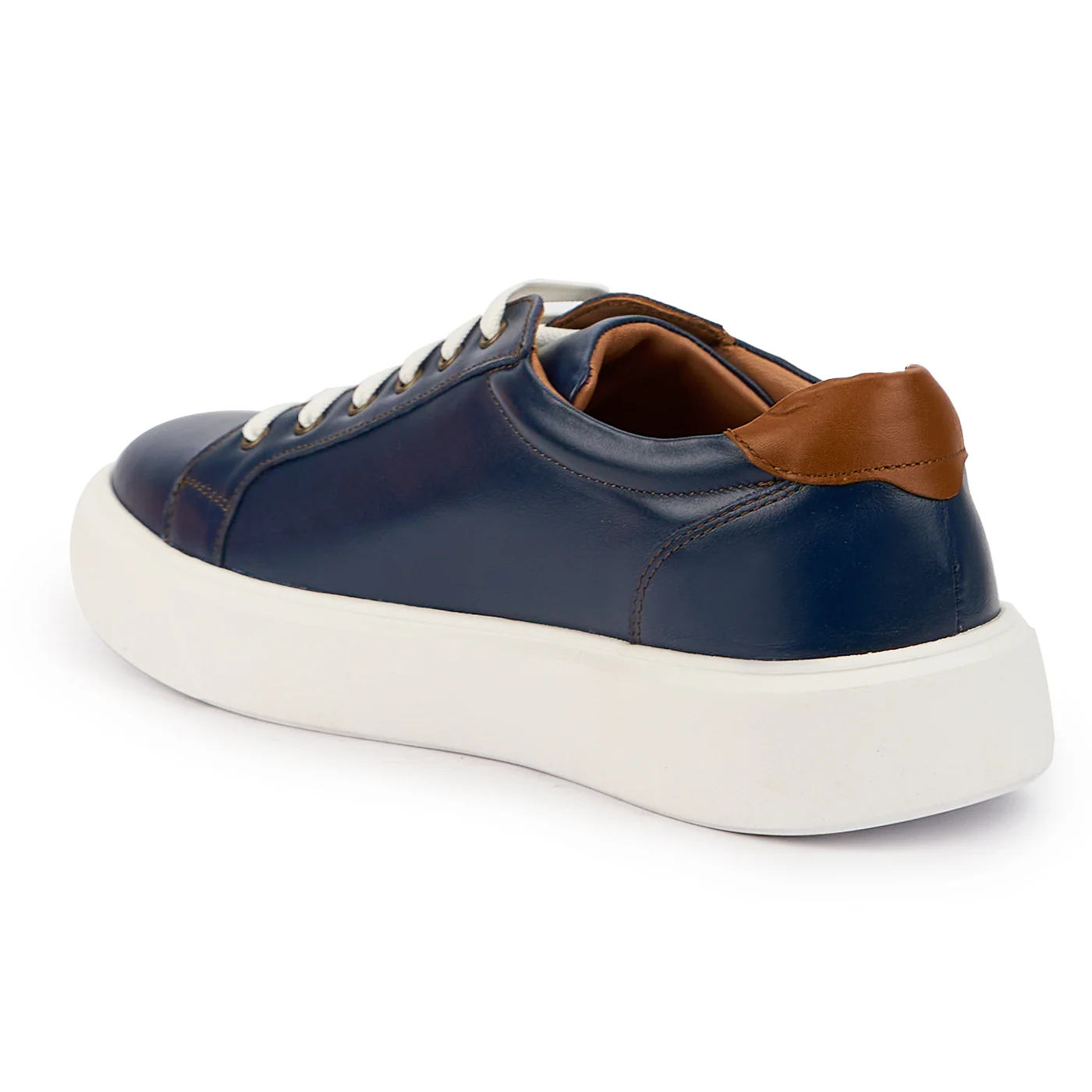Pantofi barbati din piele naturala bleumarin 7581 - Image 2