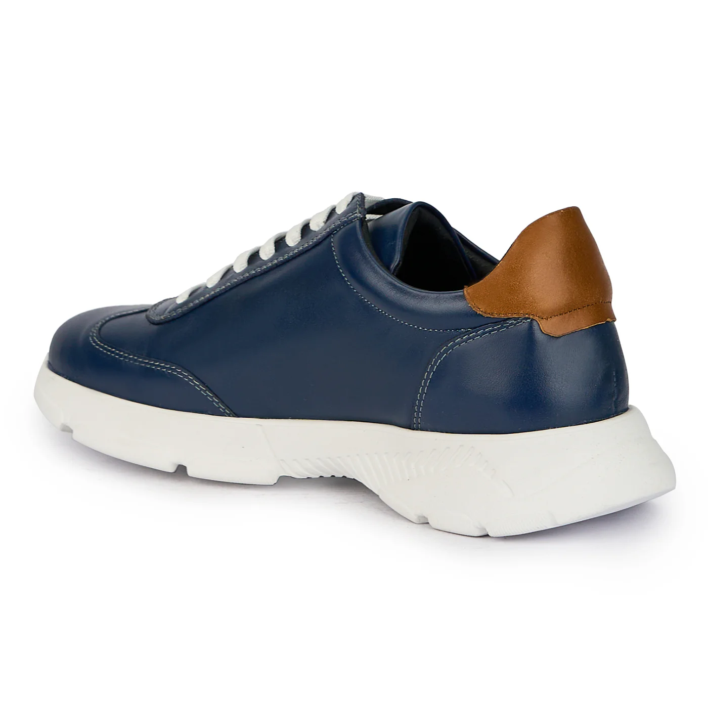 Pantofi barbati din piele naturala bleumarin 7710 - Image 2