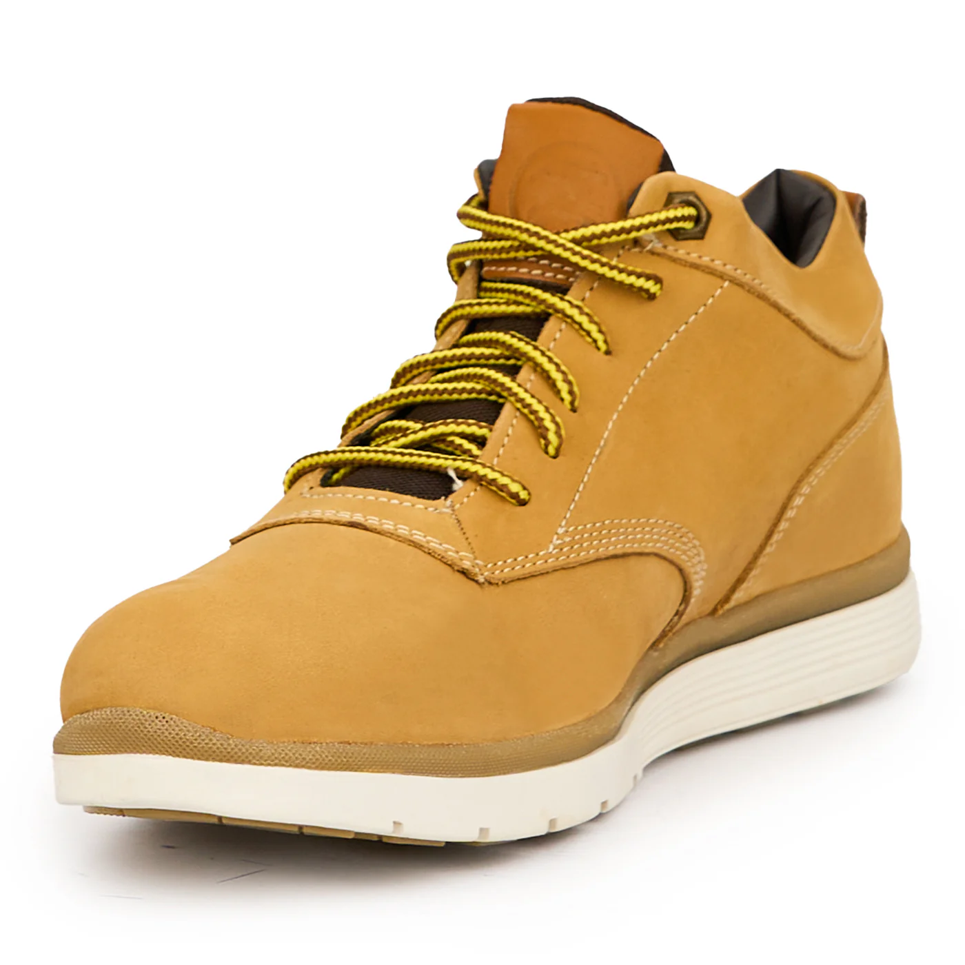 Pantofi barbati din piele naturala galbena 7557 - Image 3