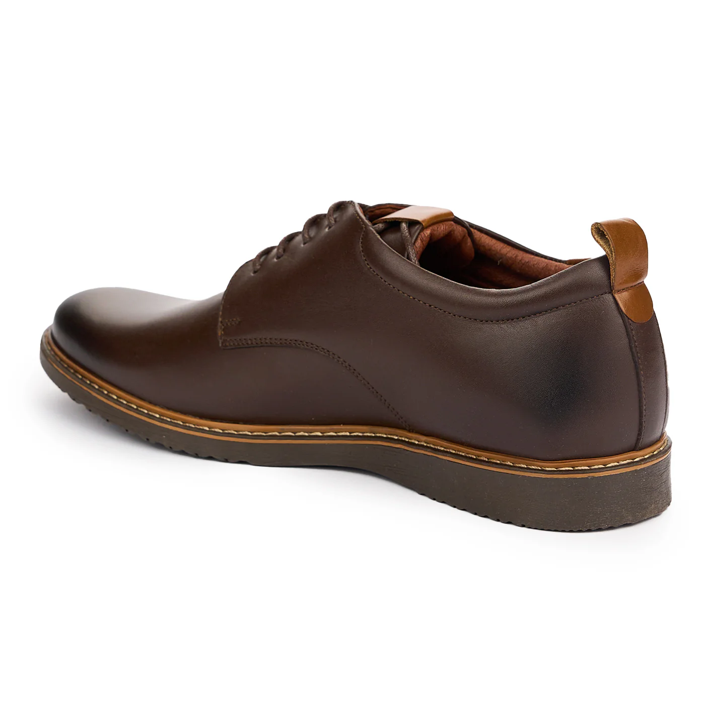 Pantofi barbati din piele naturala maro 7434 - Image 2