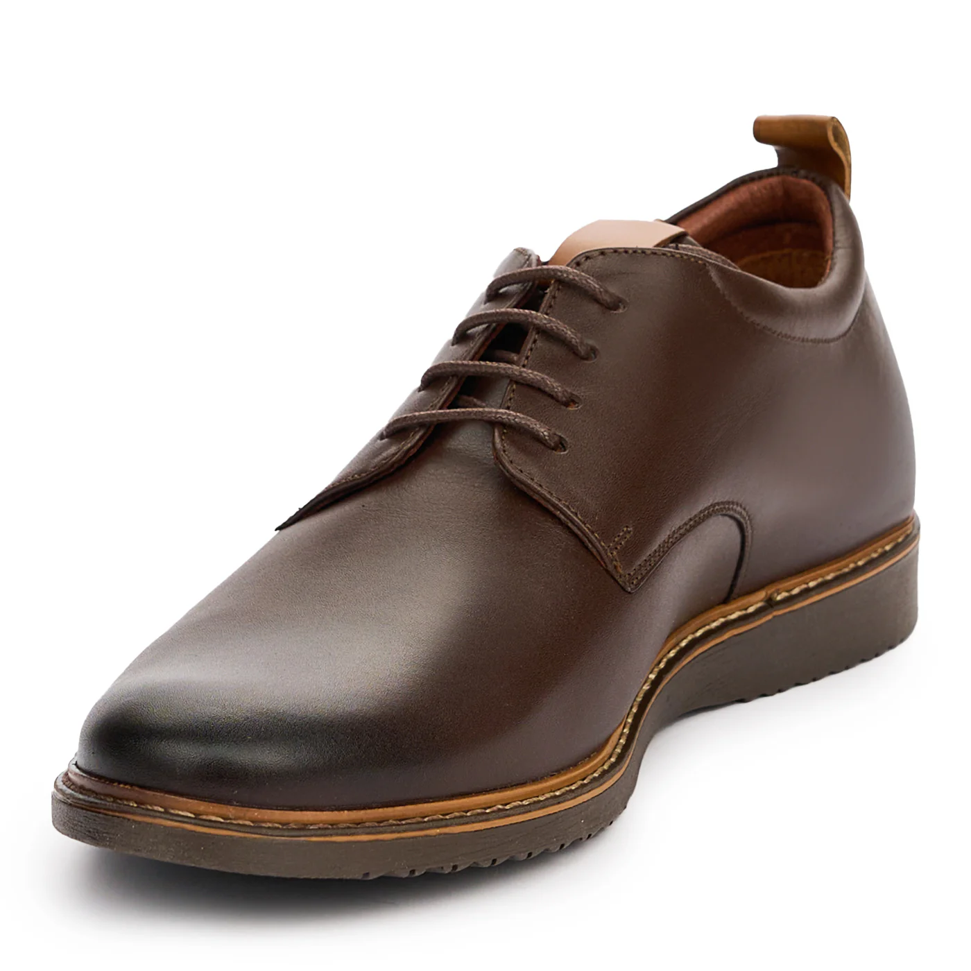 Pantofi barbati din piele naturala maro 7434 - Image 3