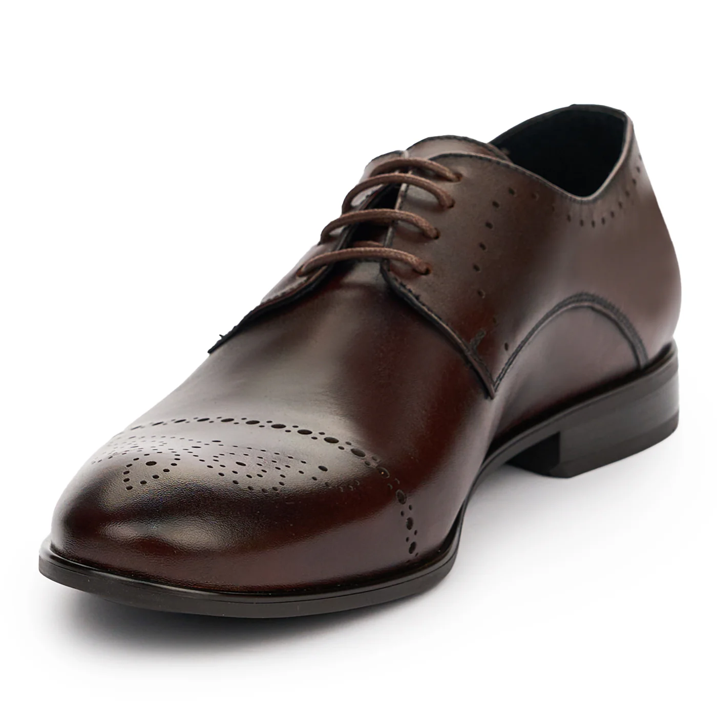 Pantofi barbati din piele naturala maro 7436 - Image 3
