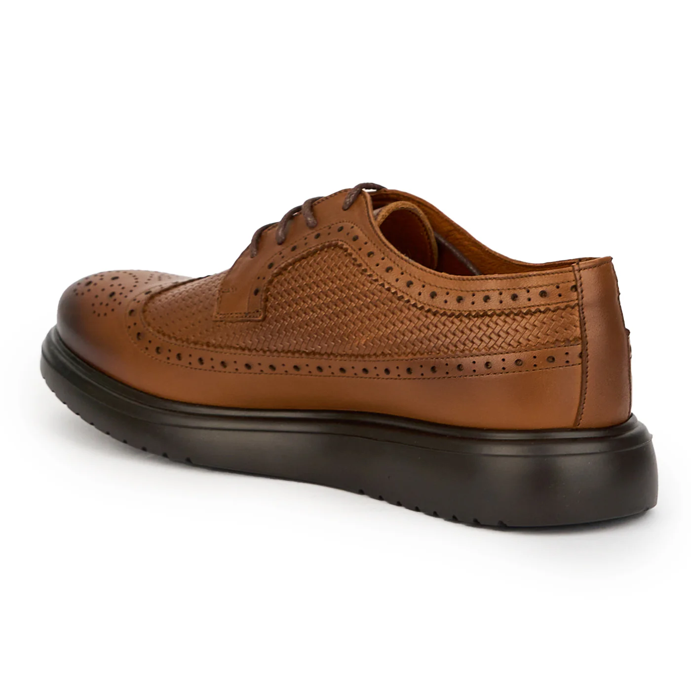 Pantofi barbati din piele naturala maro 7618 - Image 2