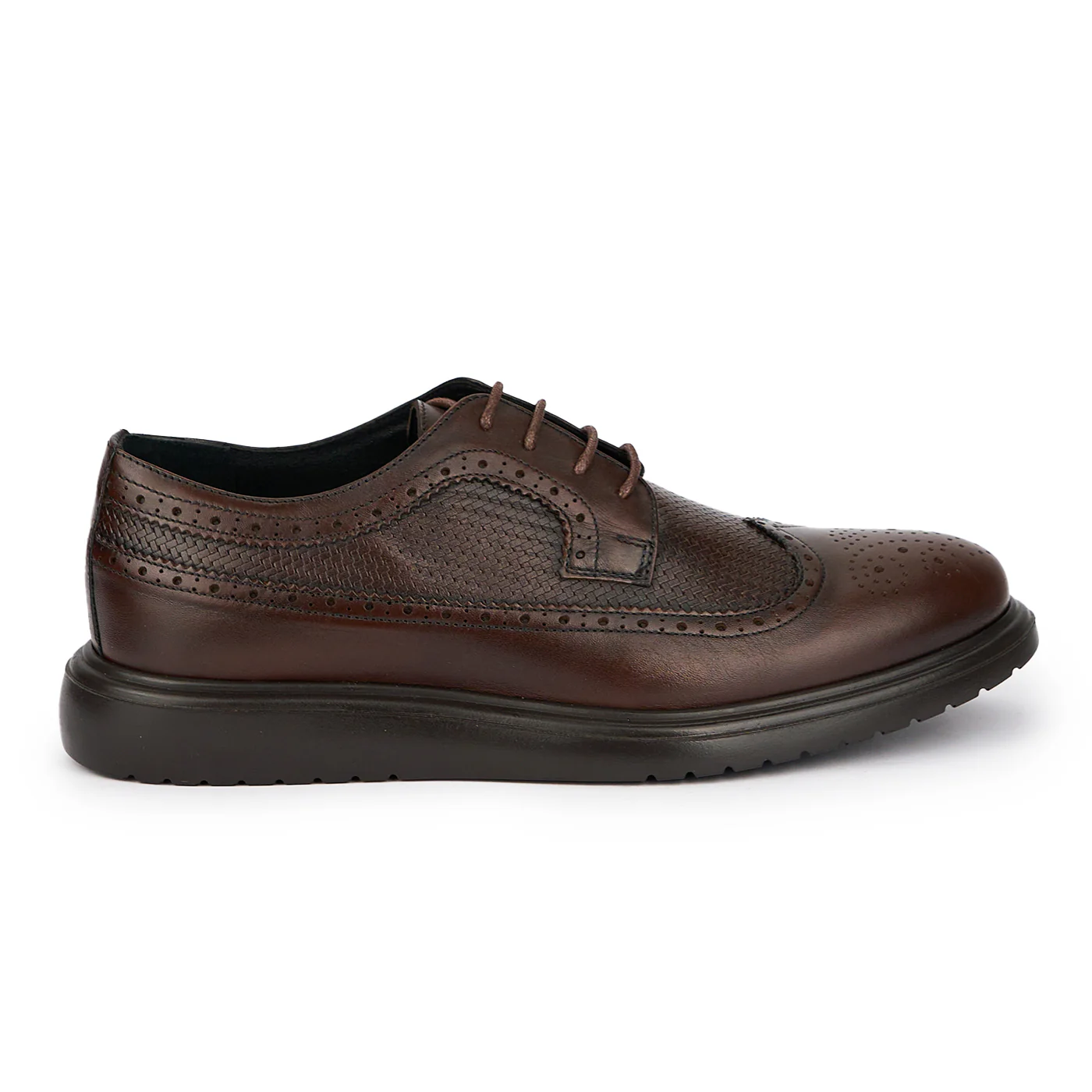 Pantofi barbati din piele naturala maro 7682