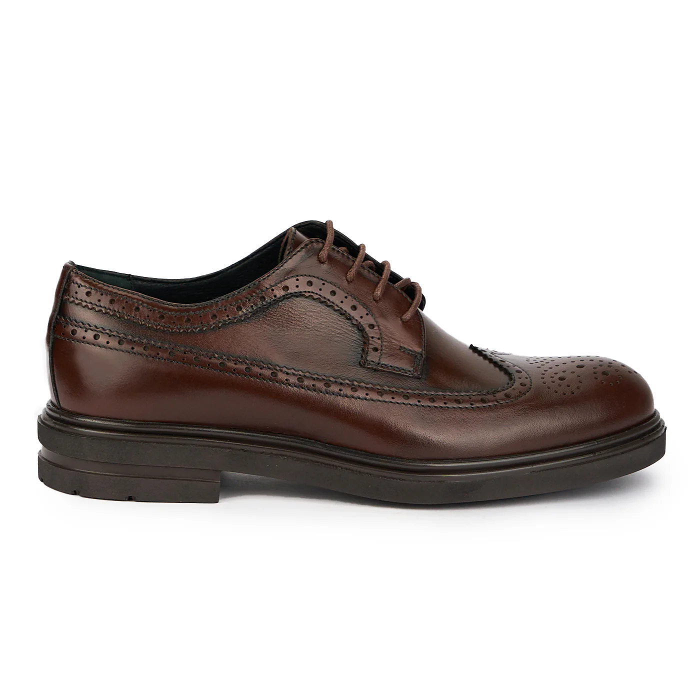 Pantofi barbati din piele naturala maro 7712