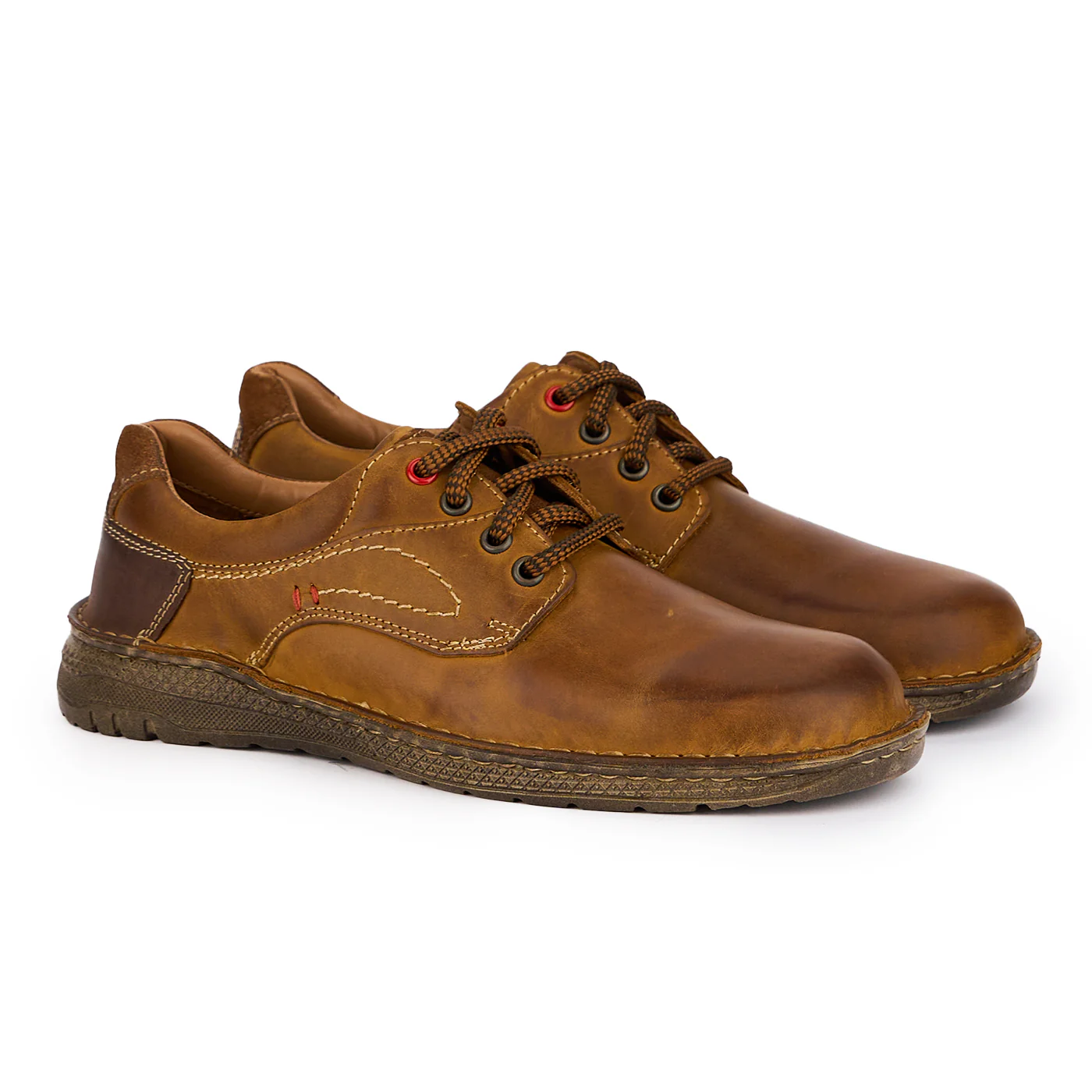 Pantofi barbati din piele naturala maro 7776 - Image 4
