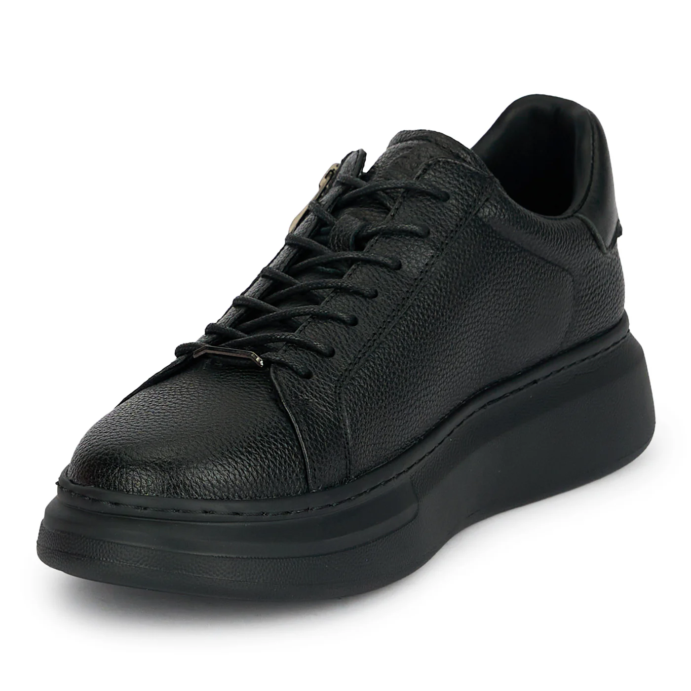 Pantofi barbati din piele naturala neagra 20040 - Image 3