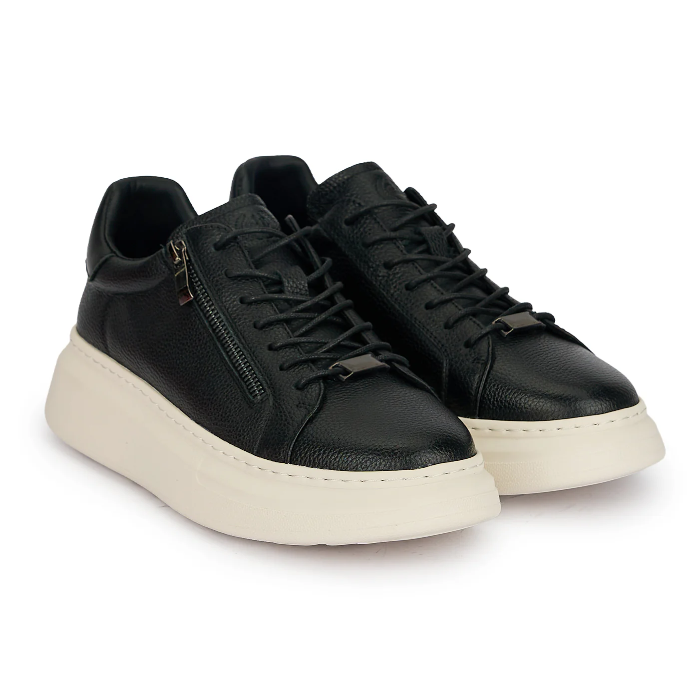 Pantofi barbati din piele naturala neagra 20041 - Image 4