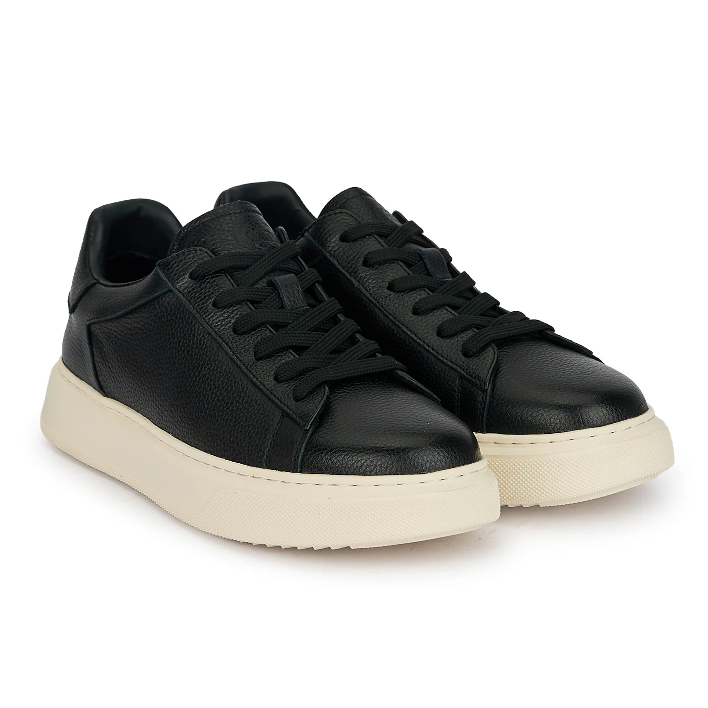 Pantofi barbati din piele naturala neagra 20048 - Image 4
