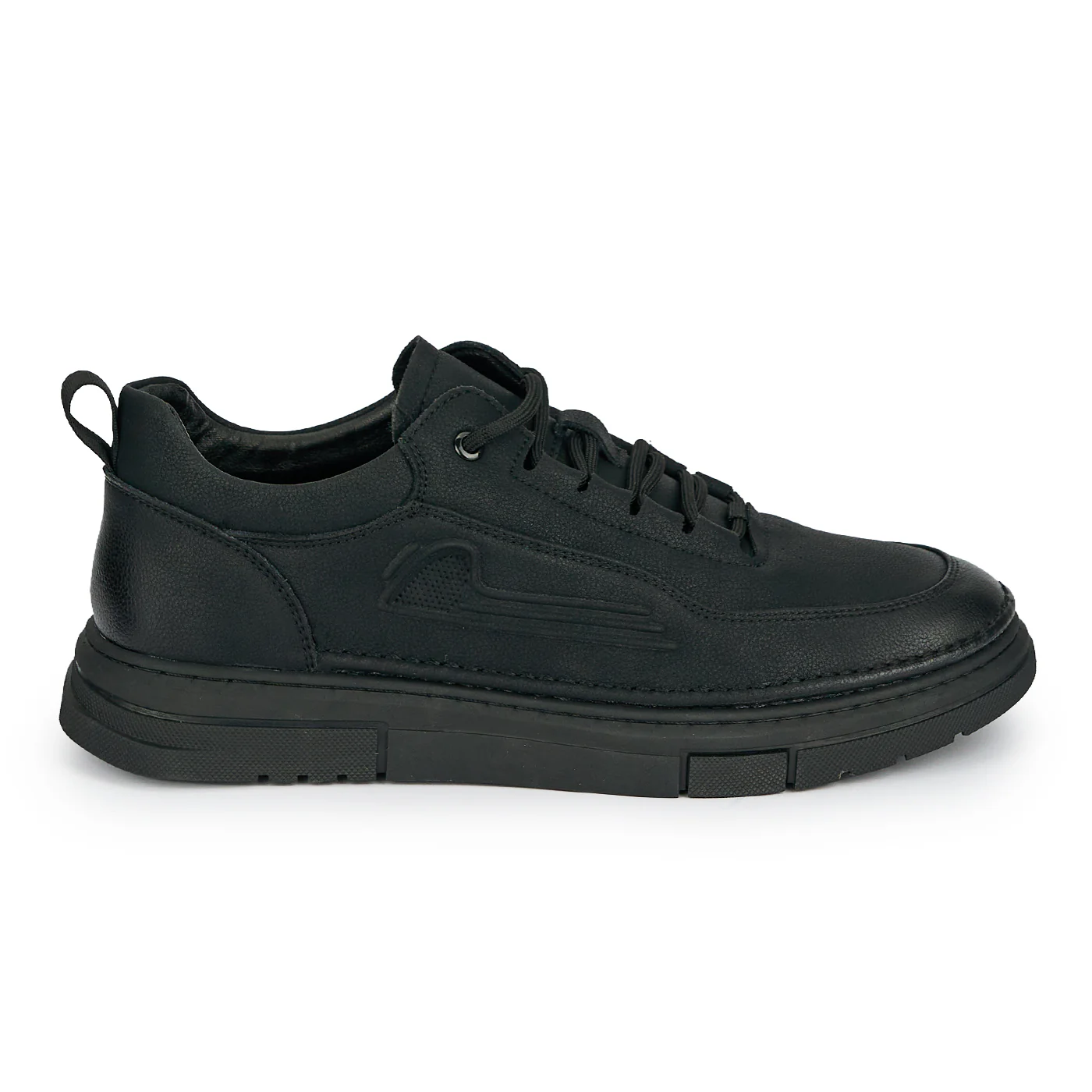 Pantofi barbati din piele naturala neagra 20060