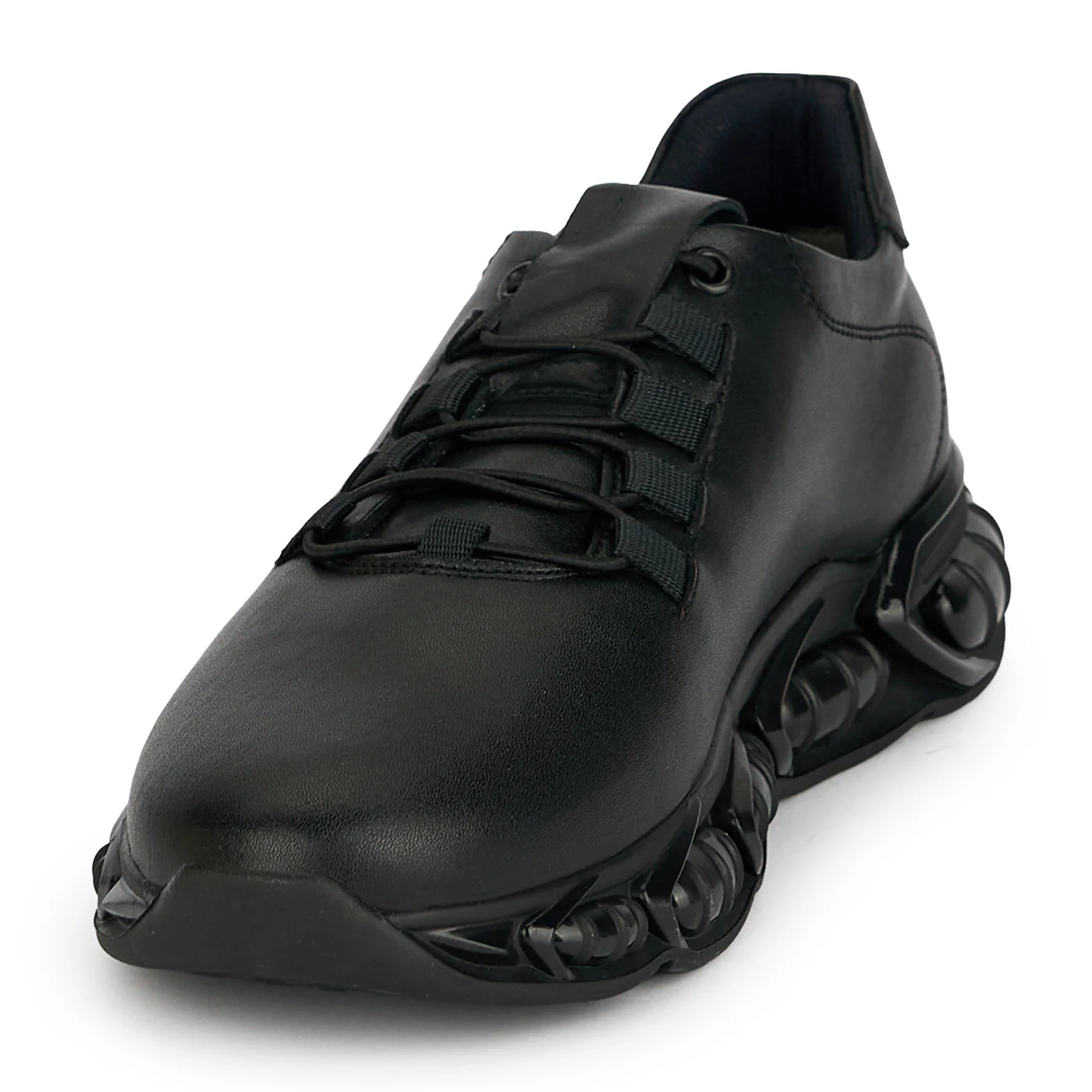 Pantofi barbati din piele naturala neagra 20073 - Image 3