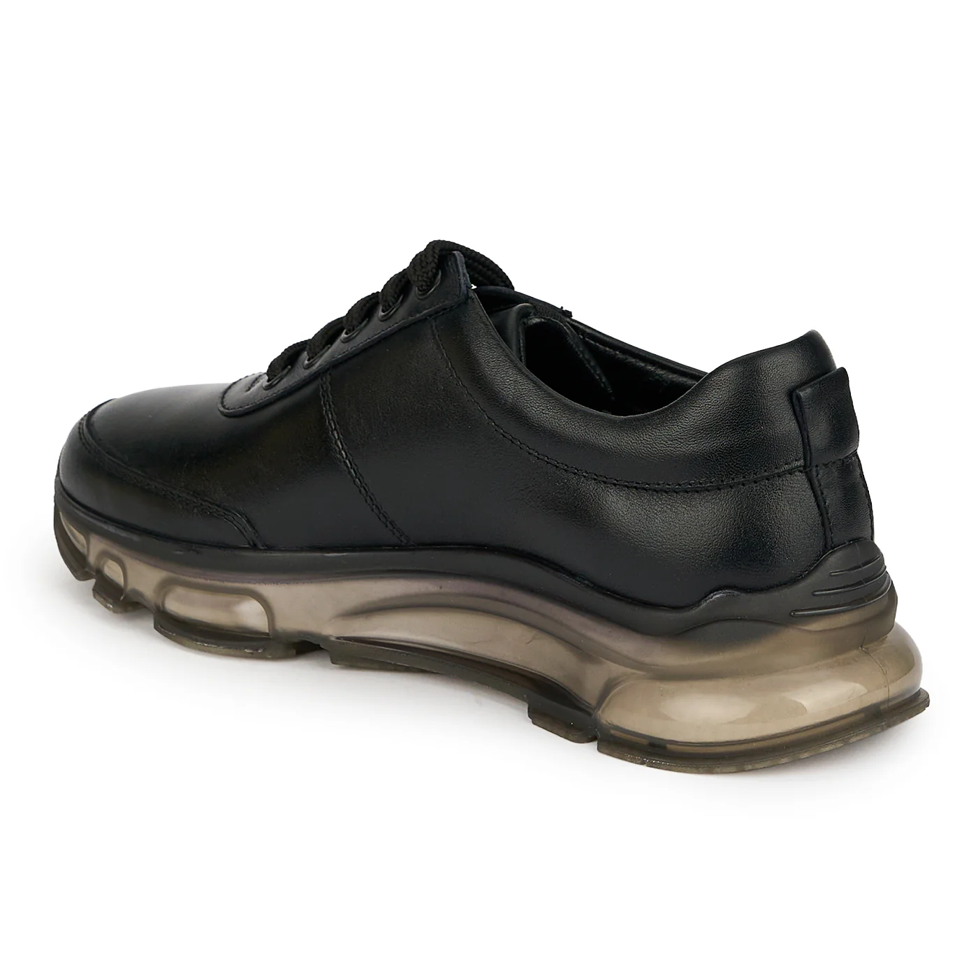 Pantofi barbati din piele naturala neagra 20077 - Image 2