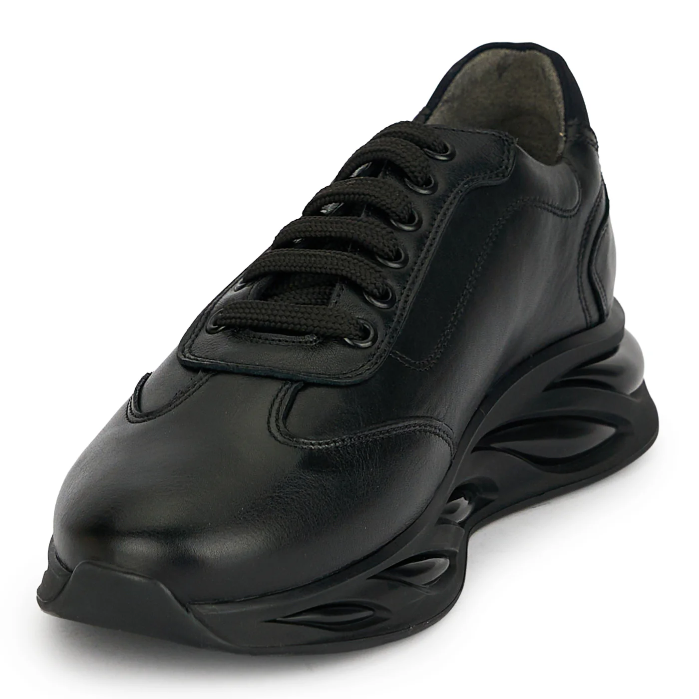 Pantofi barbati din piele naturala neagra 20082 - Image 3