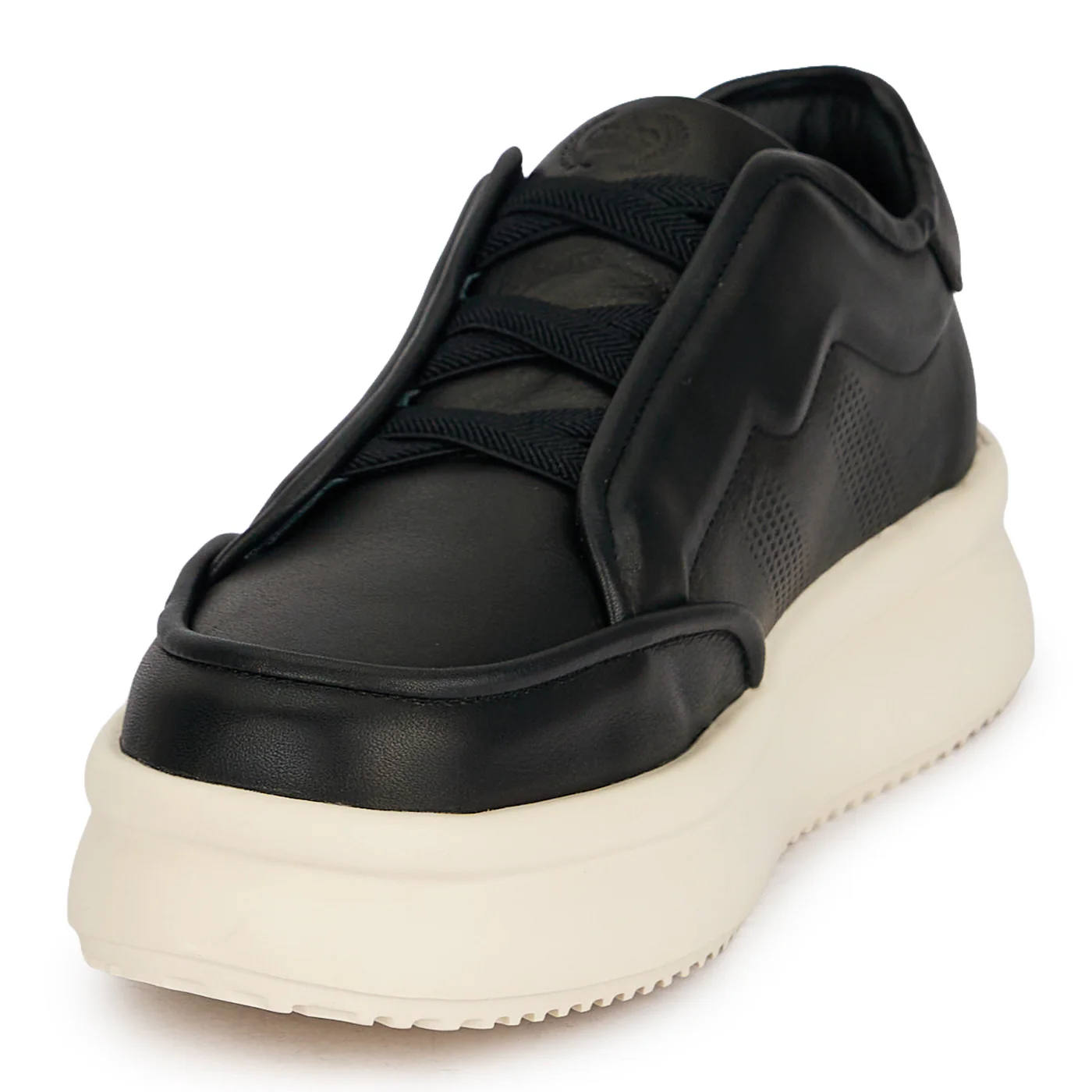 Pantofi barbati din piele naturala neagra 20138 - Image 3