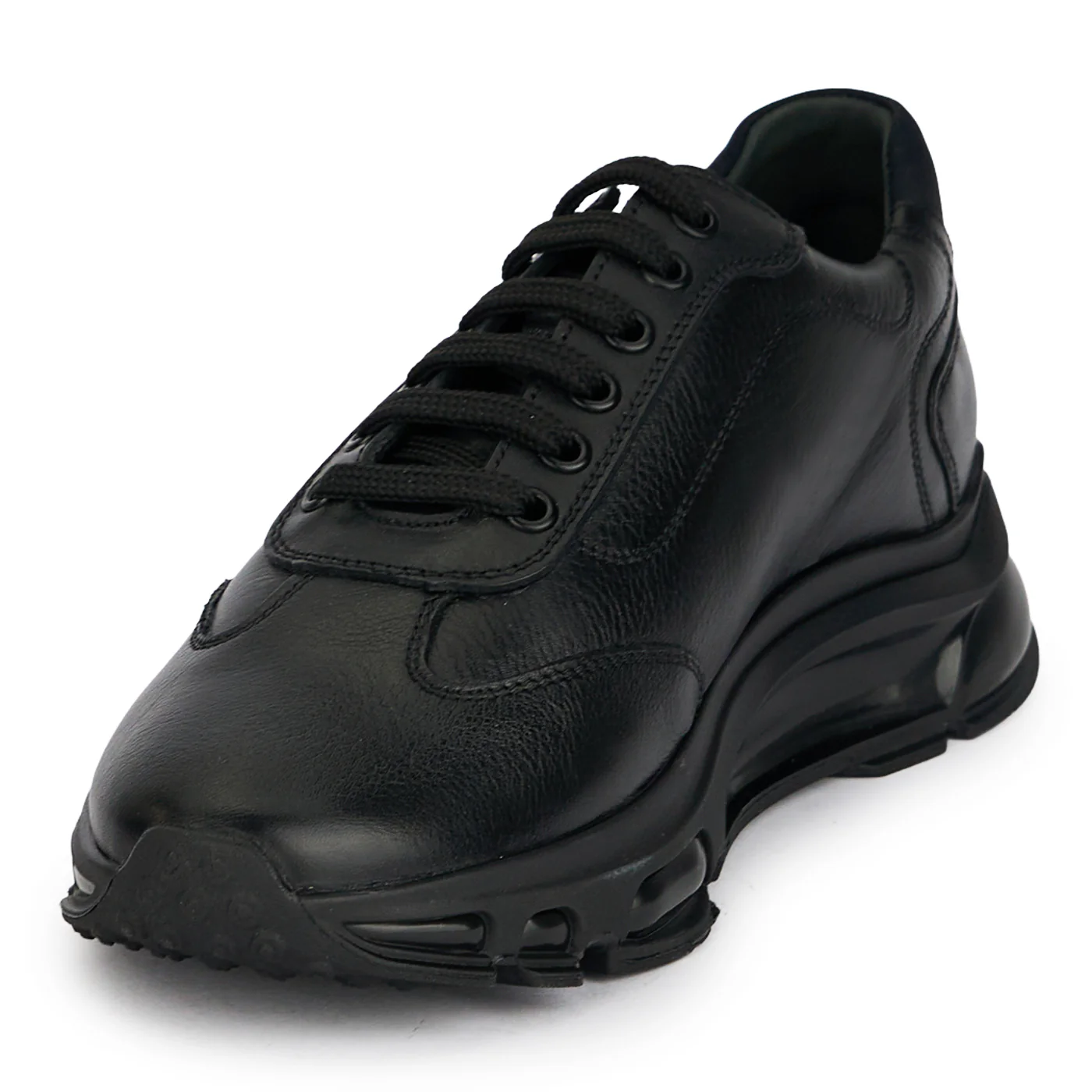 Pantofi barbati din piele naturala neagra 20142 - Image 3