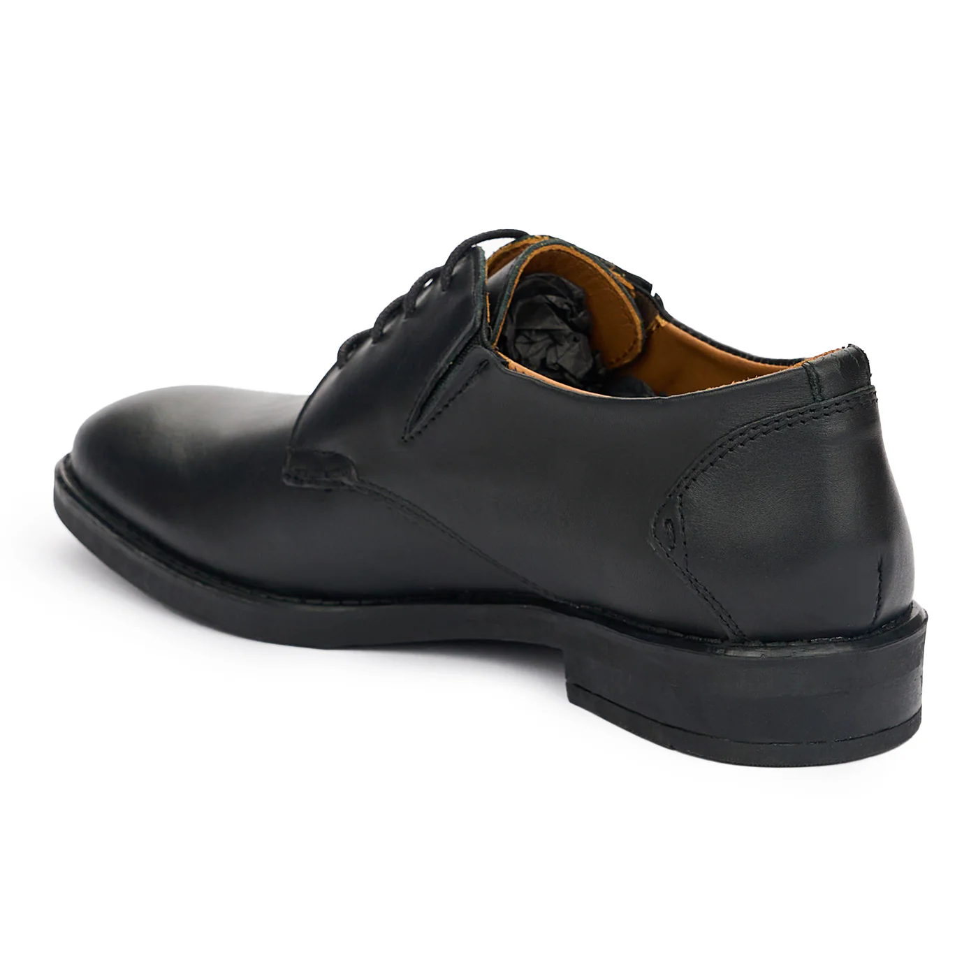Pantofi barbati din piele naturala neagra 7406 - Image 2