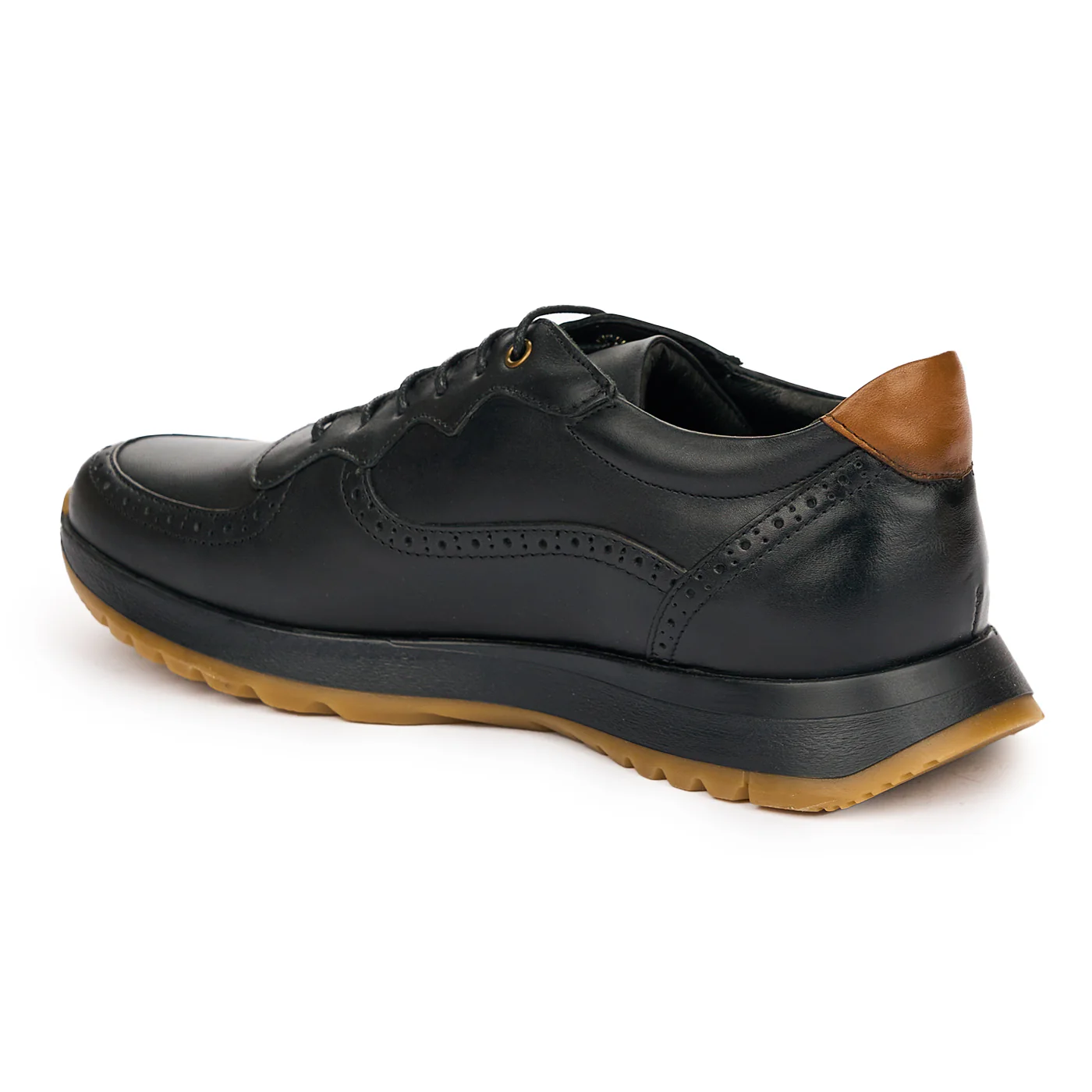 Pantofi barbati din piele naturala neagra 7419 - Image 2