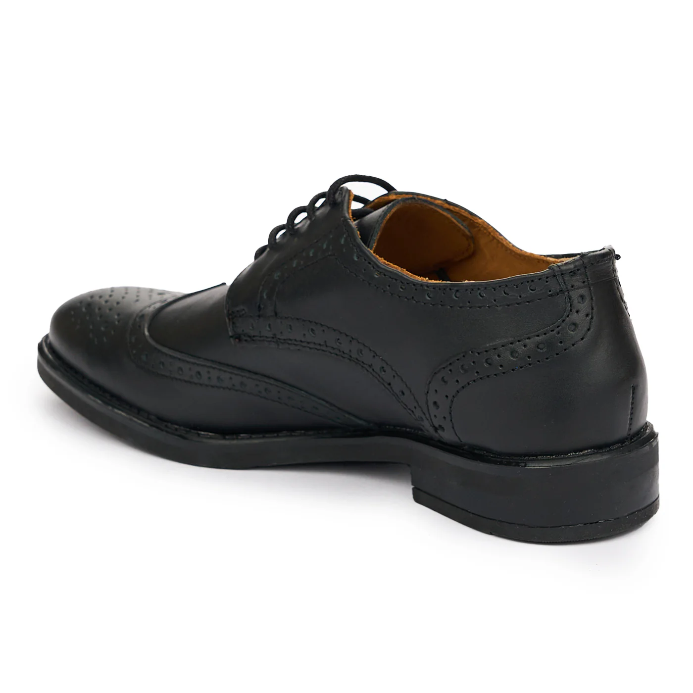Pantofi barbati din piele naturala neagra 7423 - Image 2