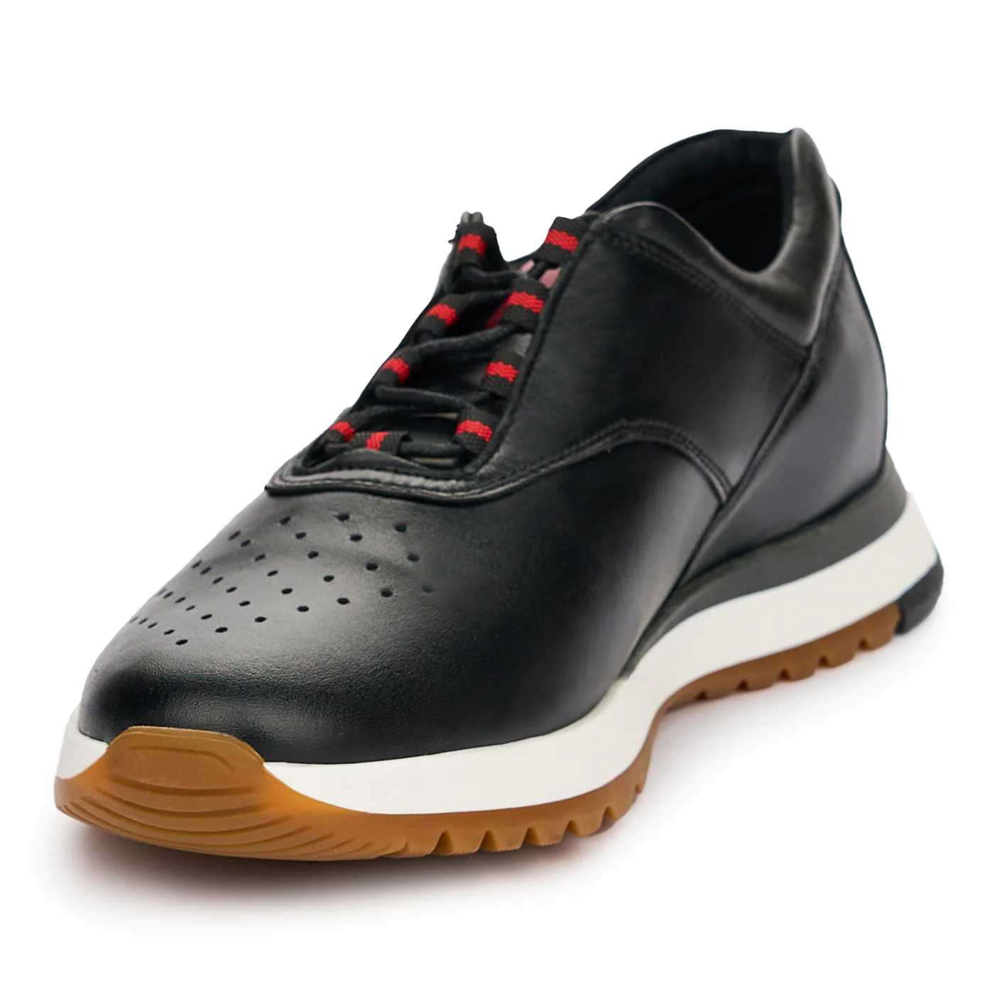 Pantofi barbati din piele naturala neagra 7448 - Image 3