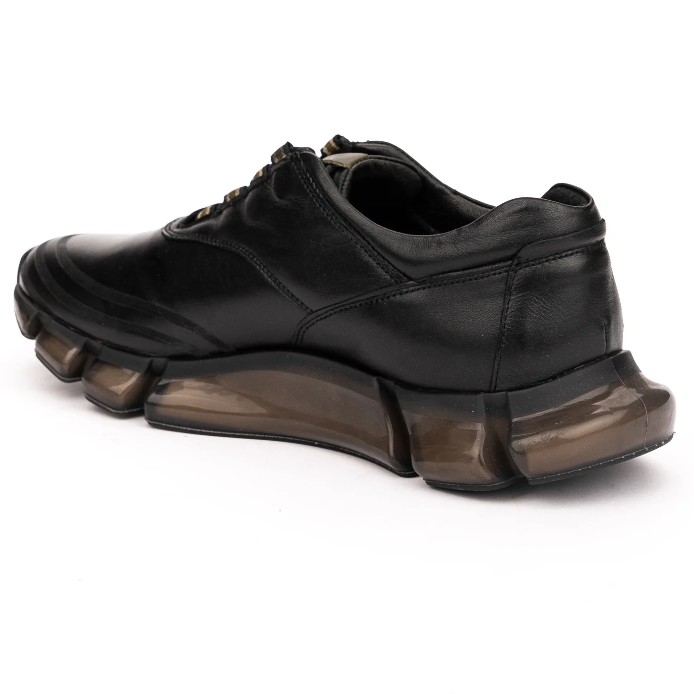 Pantofi barbati din piele naturala neagra 7460 - Image 2
