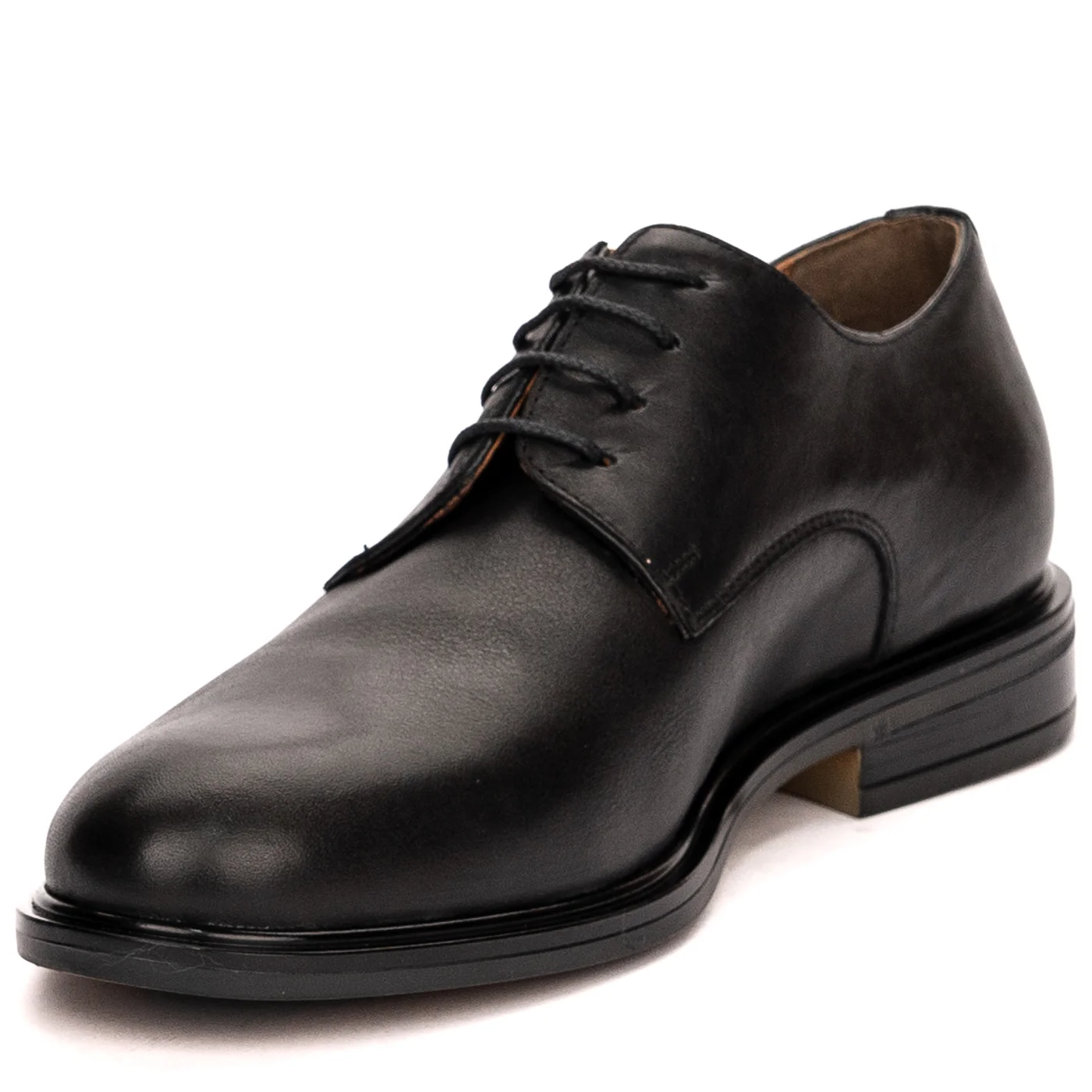 Pantofi barbati din piele naturala neagra 7521 - Image 3