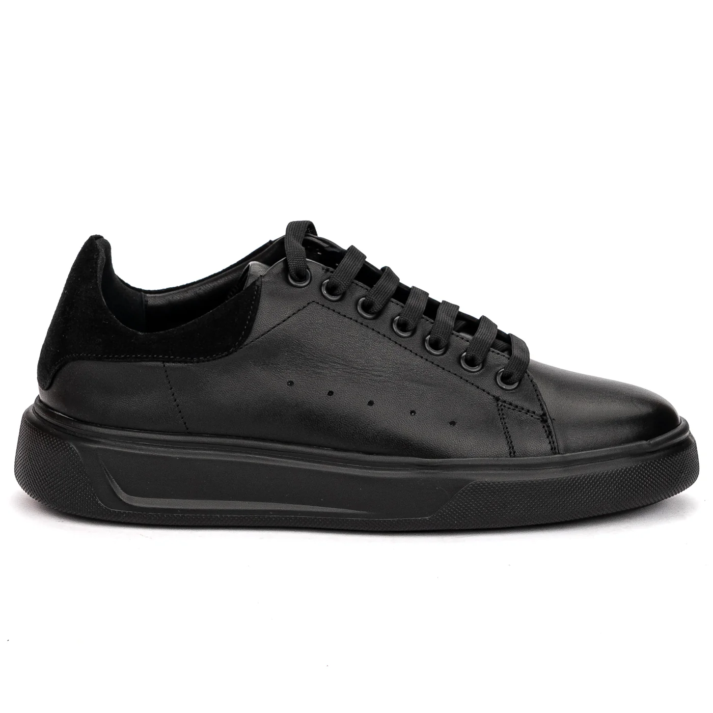 Pantofi barbati din piele naturala neagra 7532