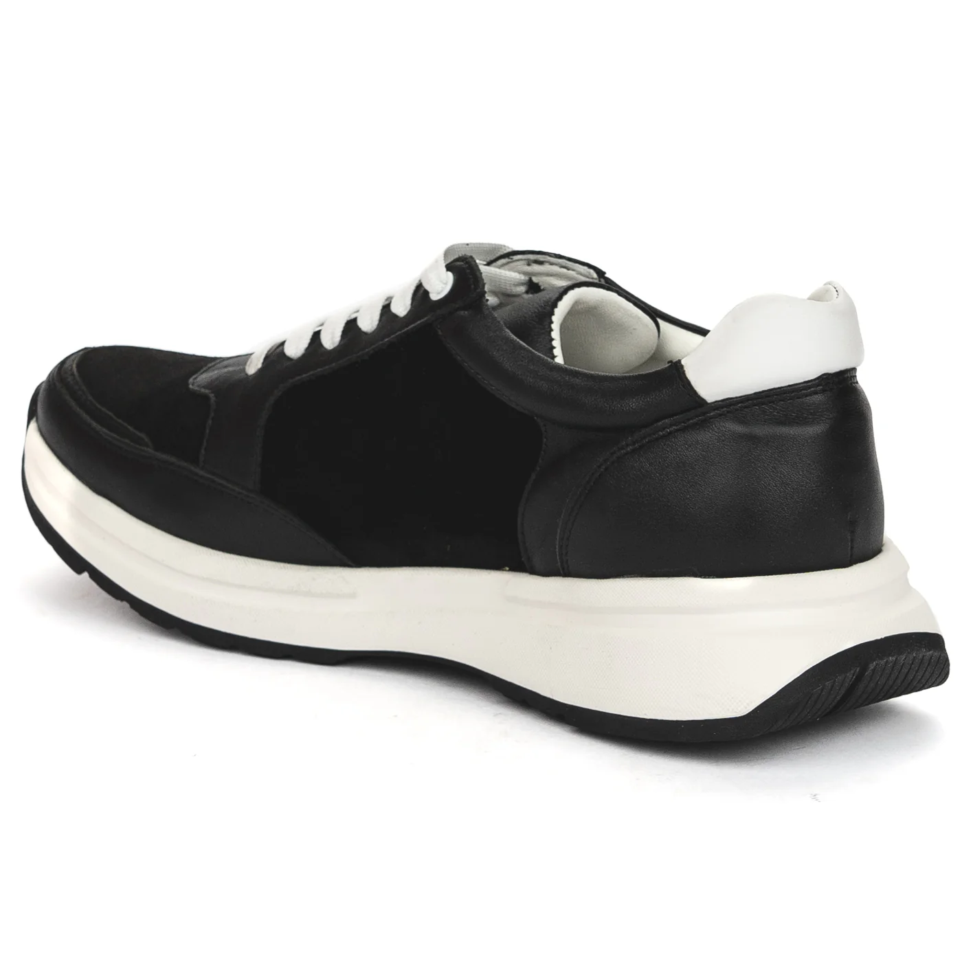 Pantofi barbati din piele naturala neagra 7537 - Image 2