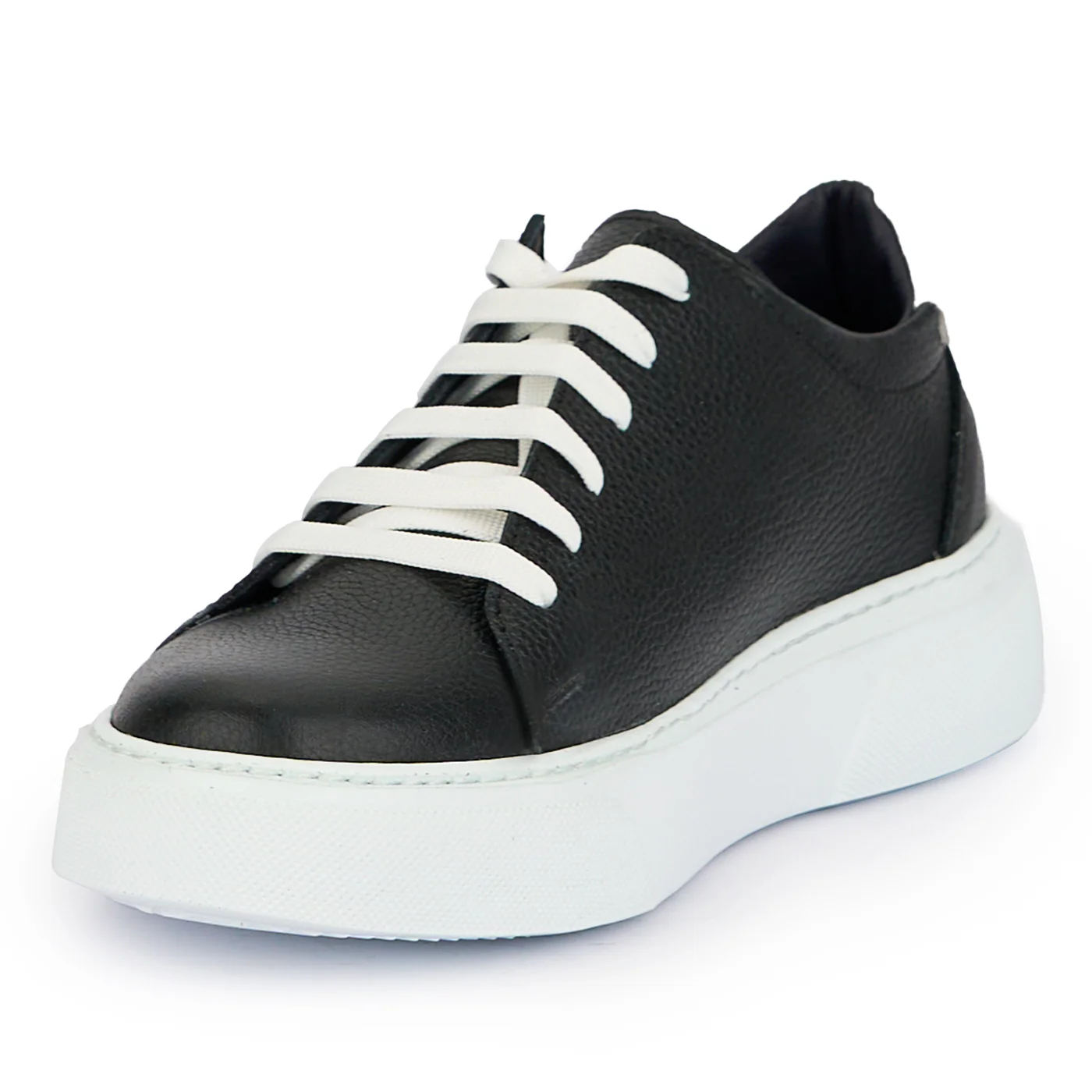 Pantofi barbati din piele naturala neagra 7626 - Image 3