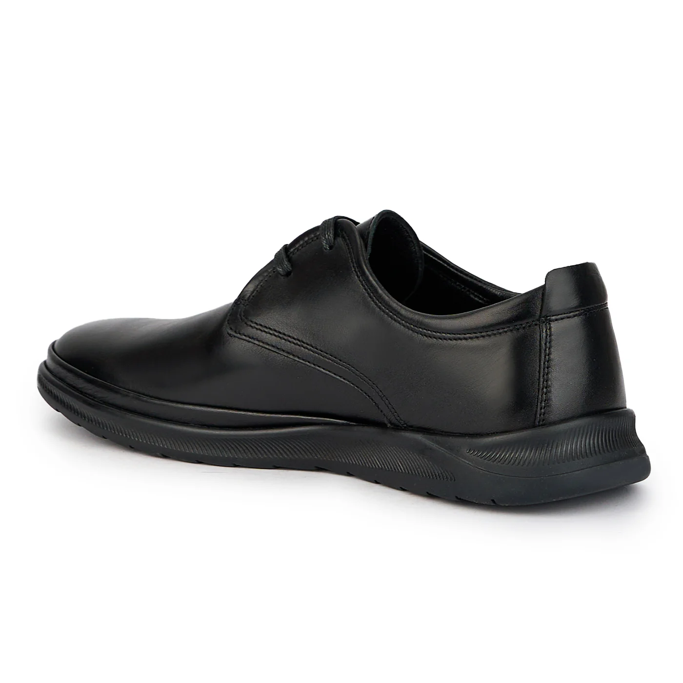 Pantofi barbati din piele naturala neagra 7709 - Image 2