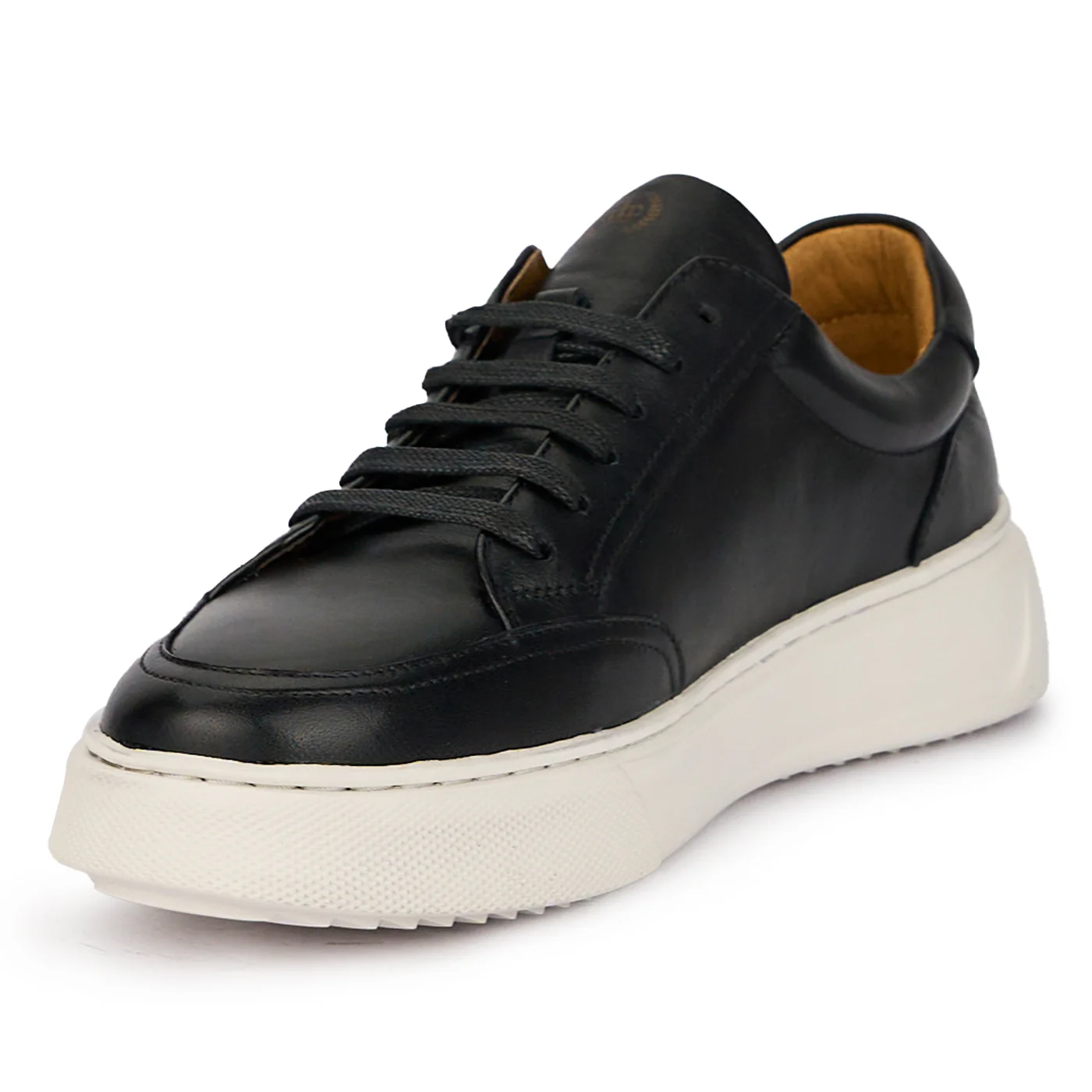 Pantofi barbati din piele naturala neagra 7723 - Image 3