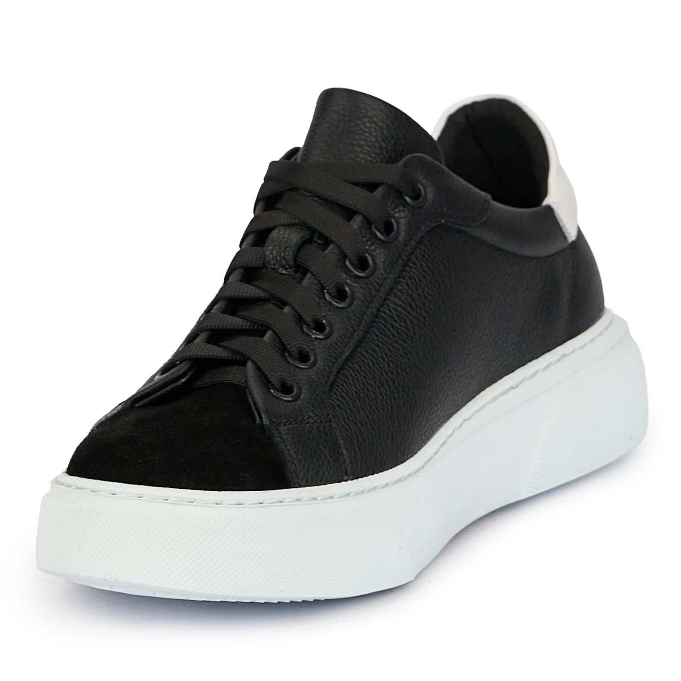 Pantofi barbati din piele naturala neagra 7735 - Image 3