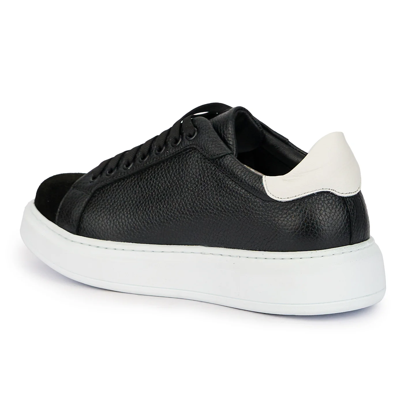 Pantofi barbati din piele naturala neagra 7736 - Image 2
