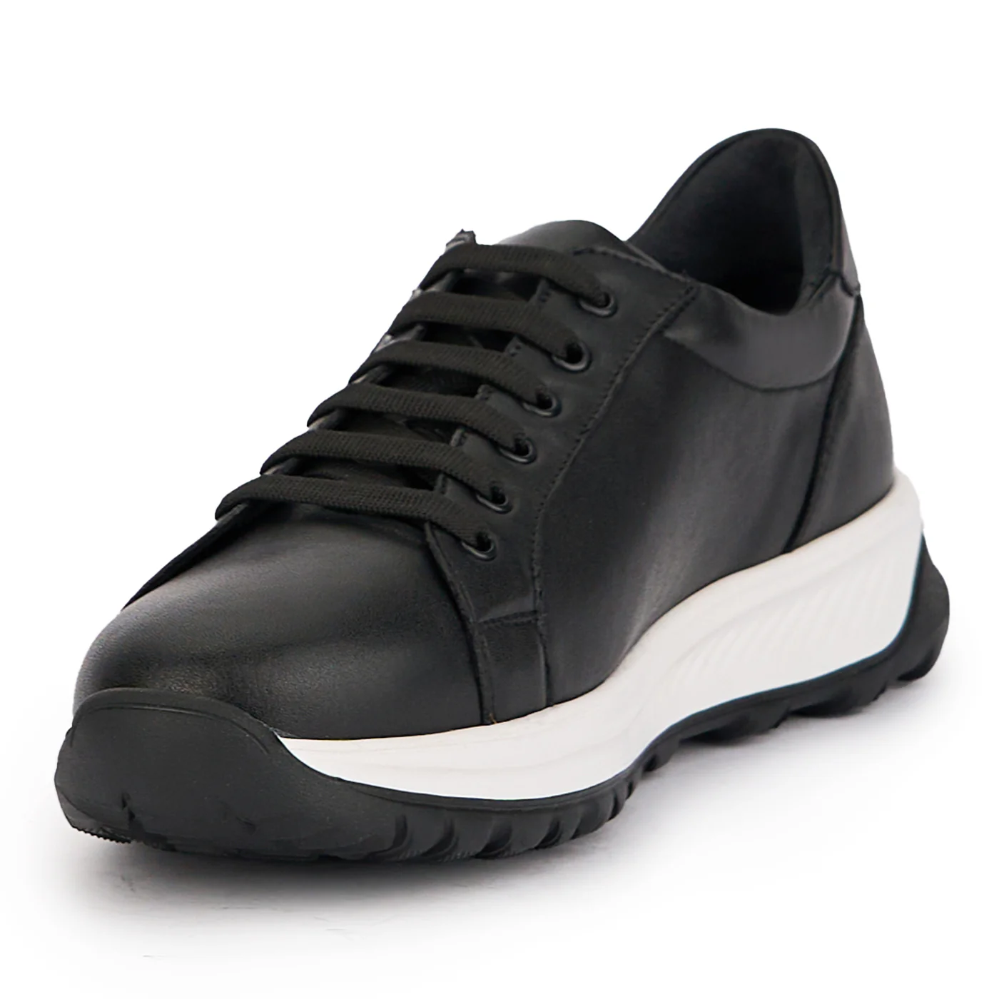 Pantofi barbati din piele naturala neagra 7789 - Image 3