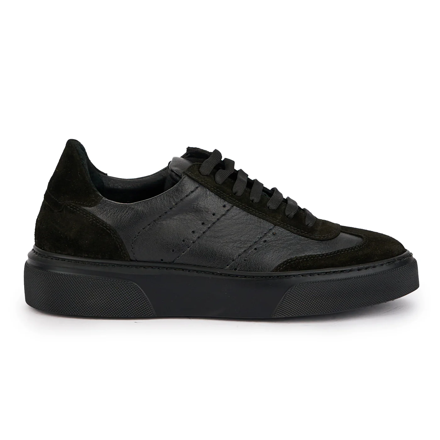 Pantofi barbati din piele naturala neagra 7796