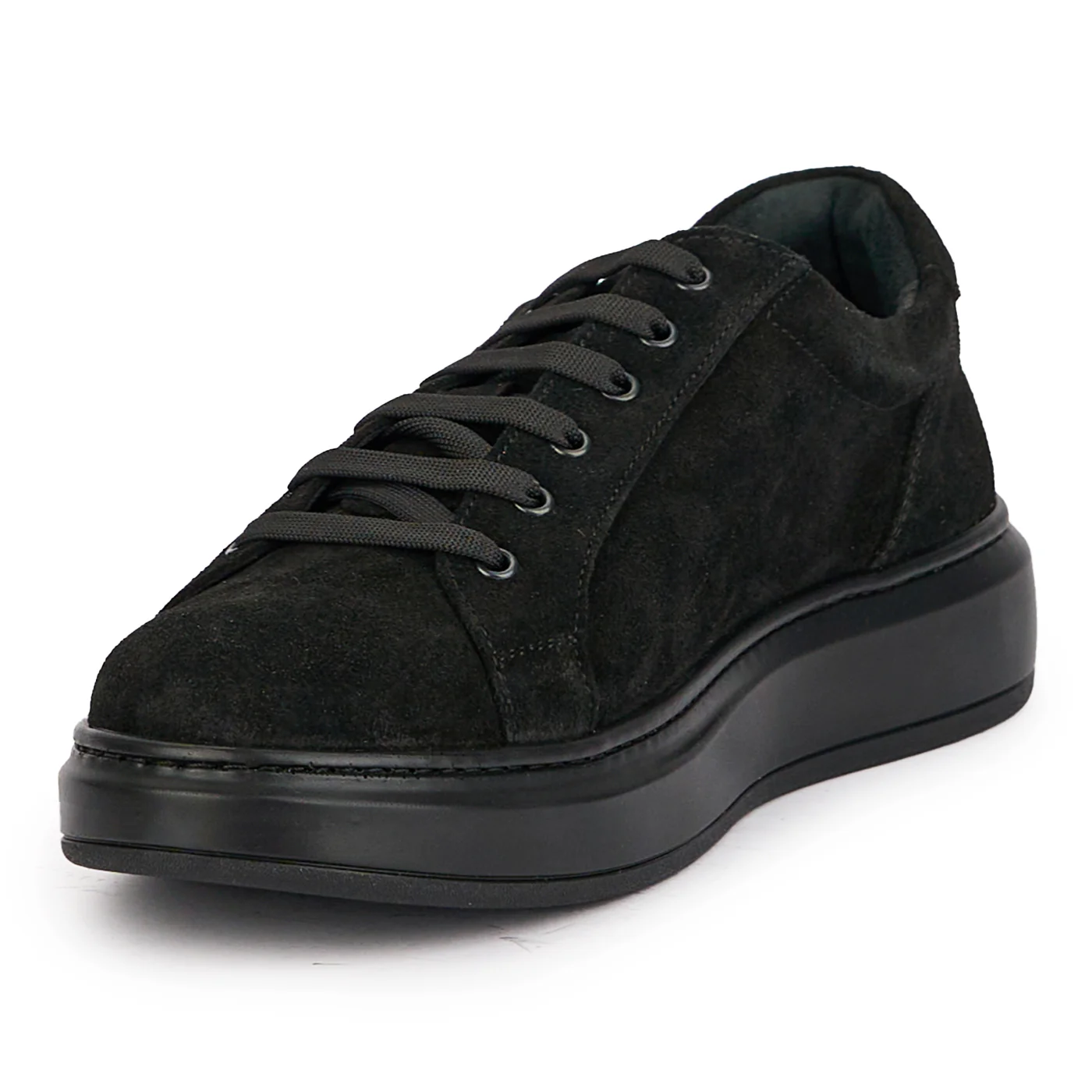 Pantofi barbati din piele naturala neagra 7799 - Image 3