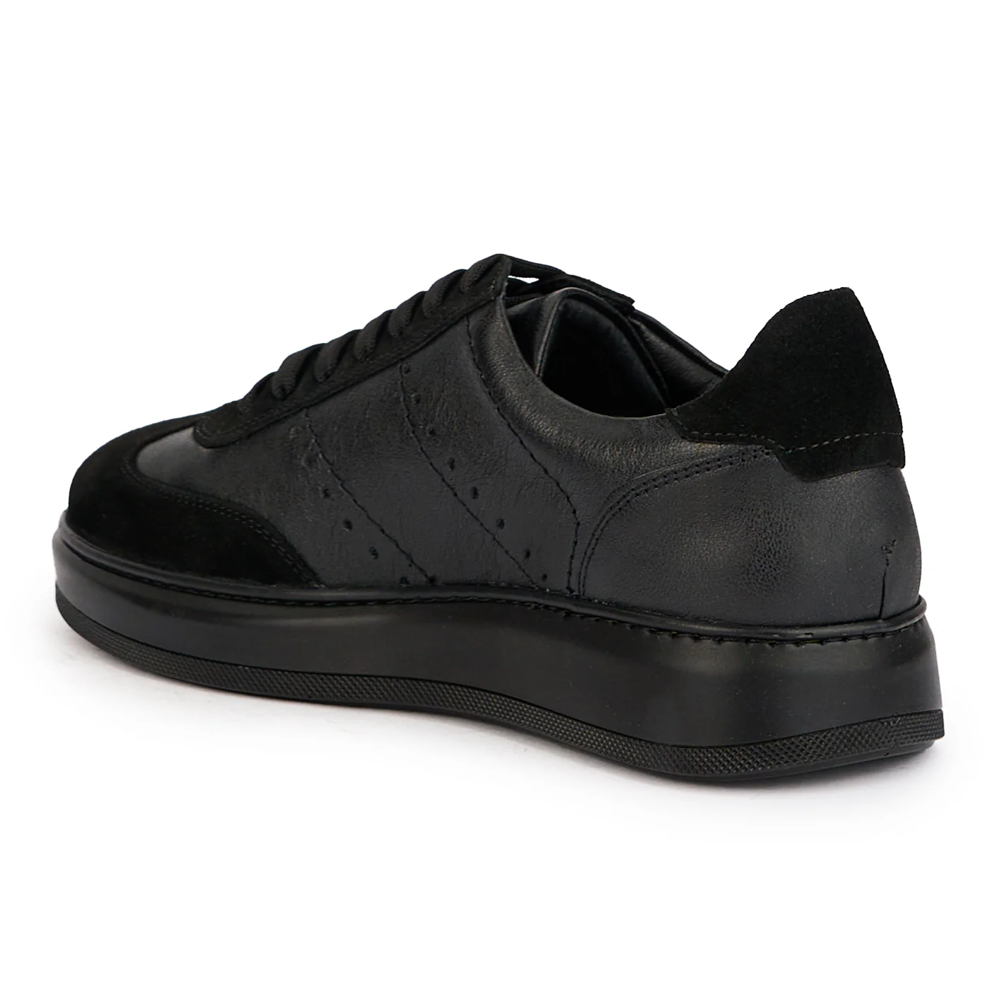 Pantofi barbati din piele naturala neagra 7811 - Image 2