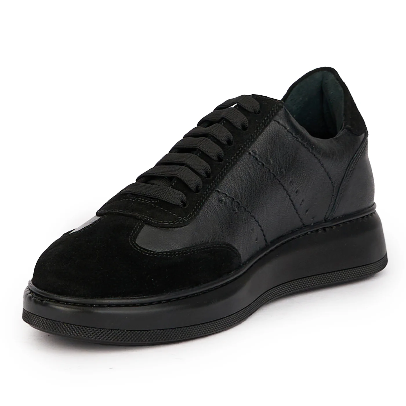 Pantofi barbati din piele naturala neagra 7811 - Image 3