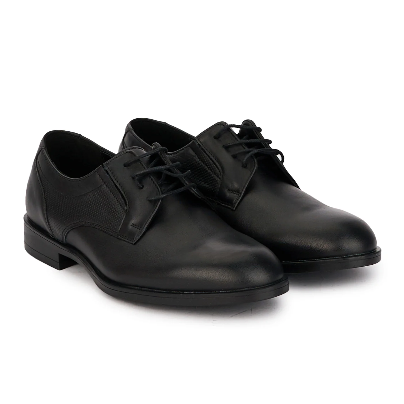 Pantofi barbati din piele naturala neagra 7893 - Image 4