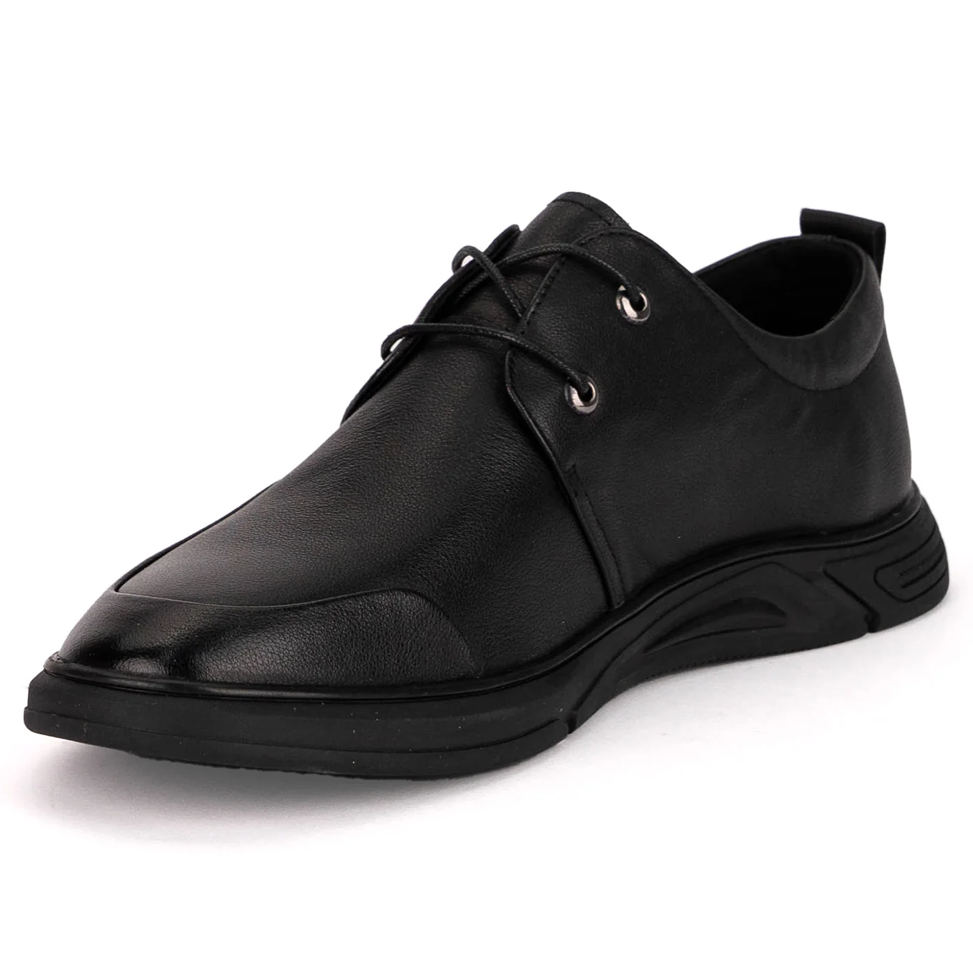 Pantofi barbati din piele naturala neagra 7924 - Image 3