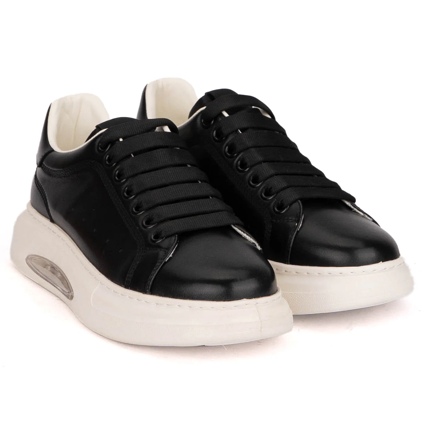 Pantofi barbati din piele naturala neagra 7925 - Image 4