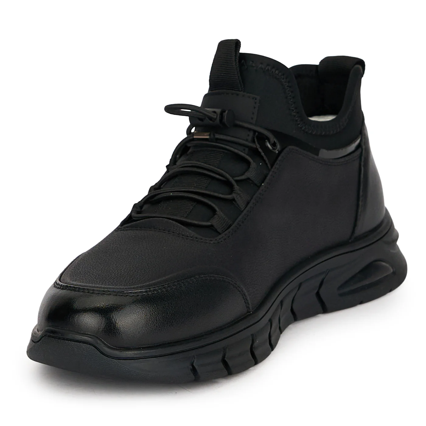 Pantofi barbati din piele naturala neagra 7950 - Image 3