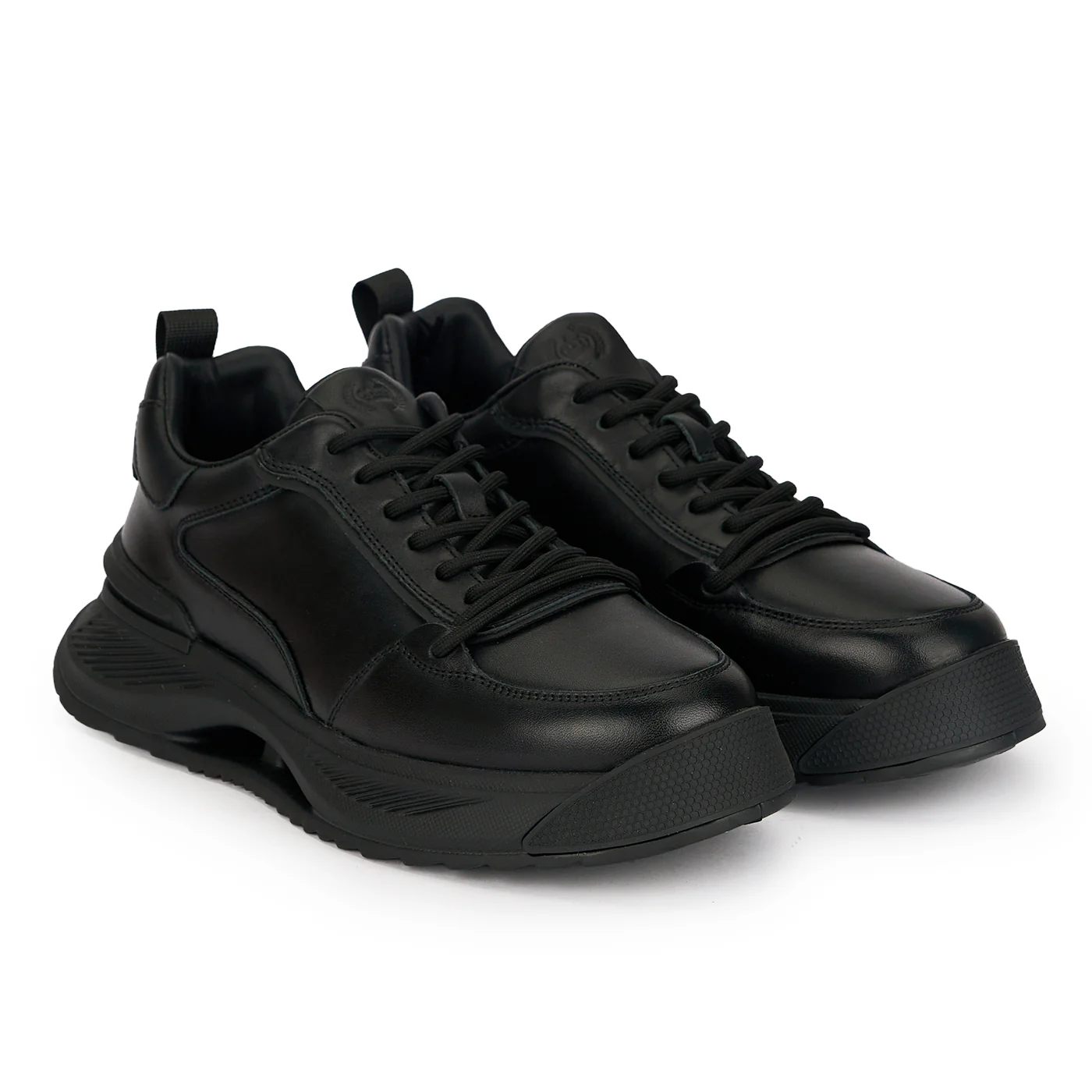 Pantofi barbati din piele naturala neagra 7959 - Image 4