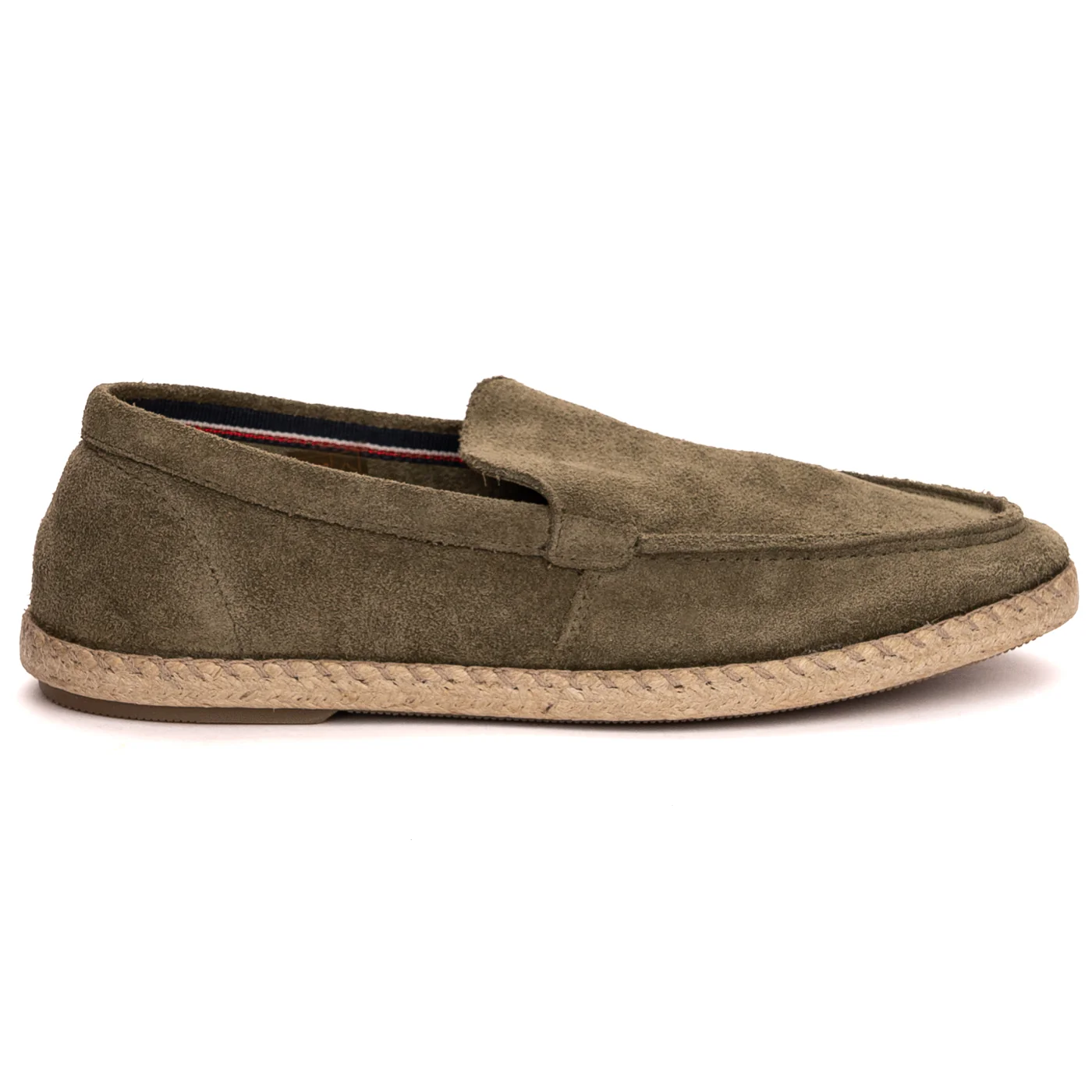 Pantofi barbati din piele naturala verde - khaki 7516