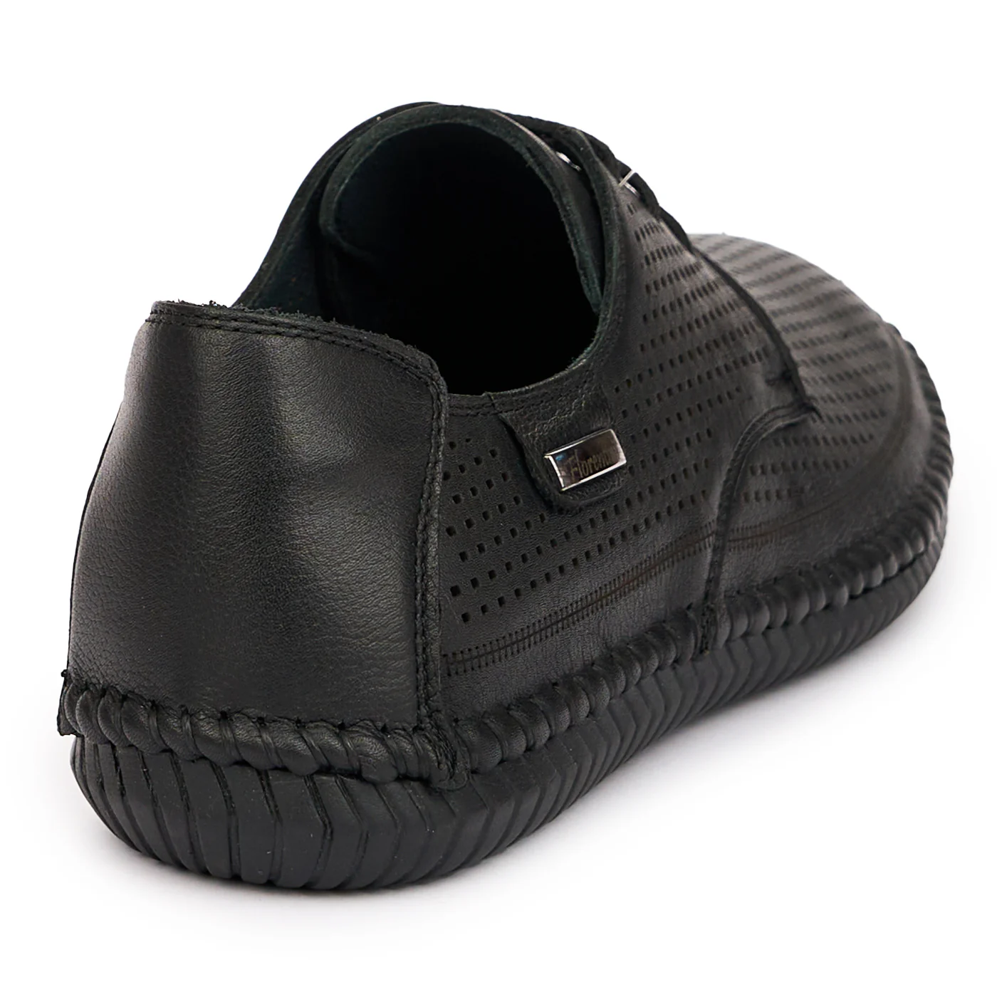 Pantofi Barbati Negri din Piele Naturala Casual 7321 - Image 2