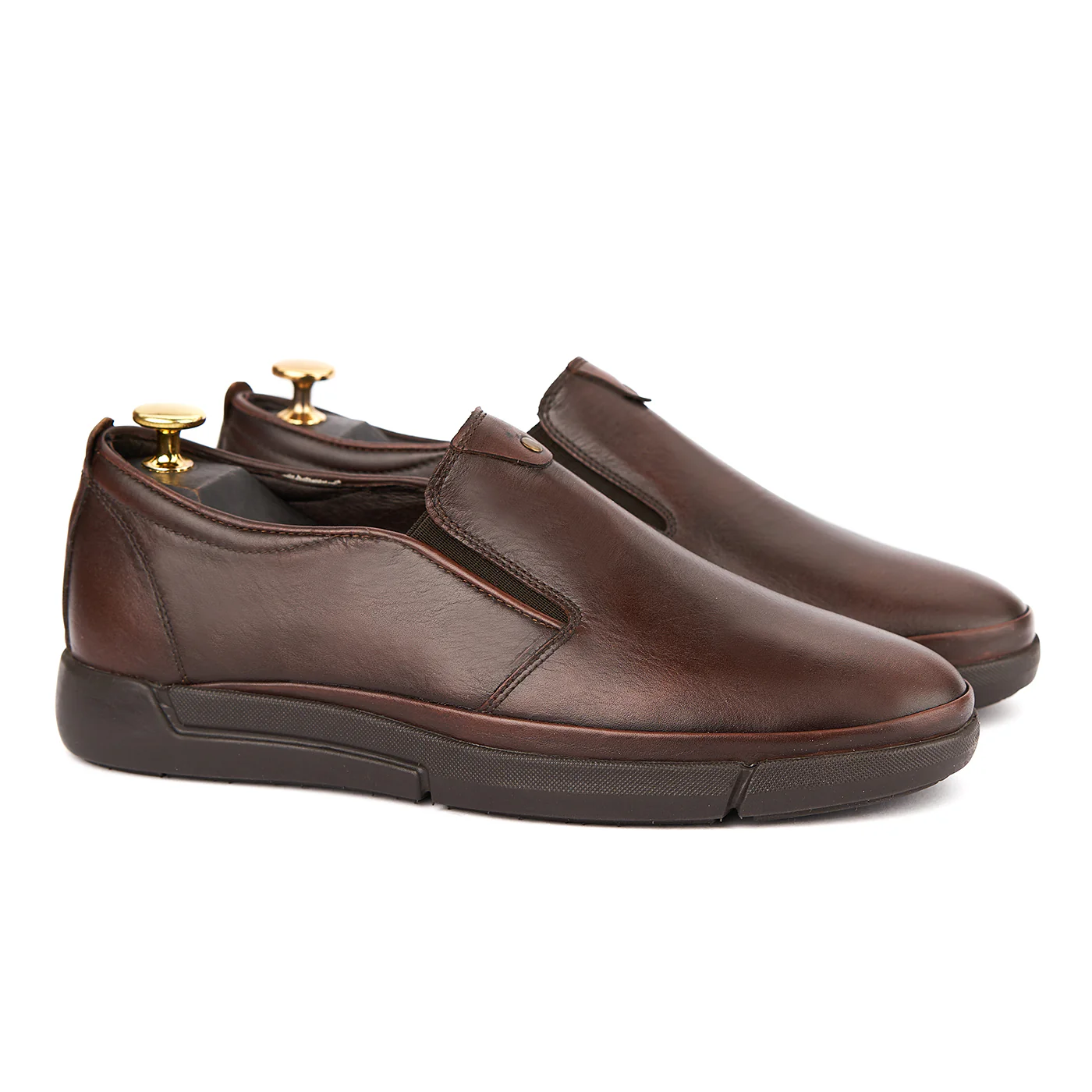 Pantofi Barbati Piele Maro Naturala 1058