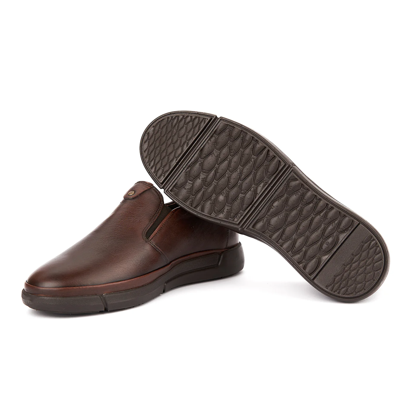 Pantofi Barbati Piele Maro Naturala 1058 - Image 3