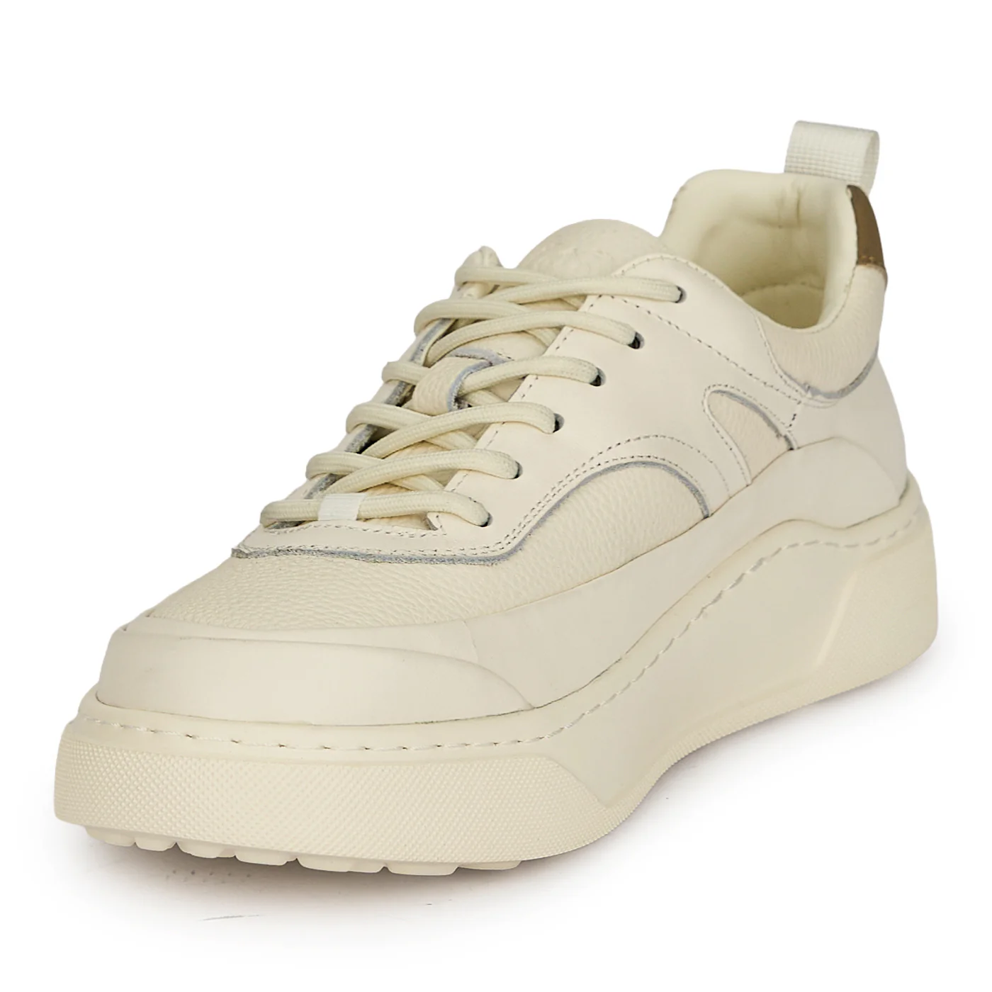 Pantofi casual barbati din piele naturala alba 20092 - Image 3